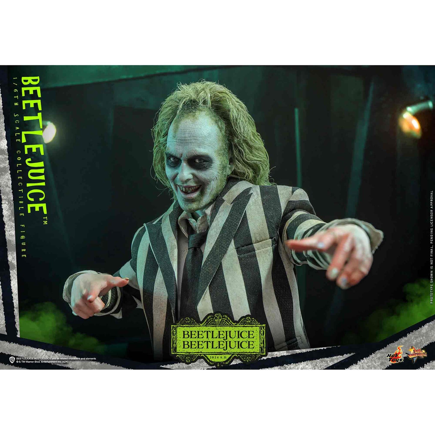 Hot Toys: Beetlejuice - Movie Masterpiece Actionfigur 1/6 - 30 cm
