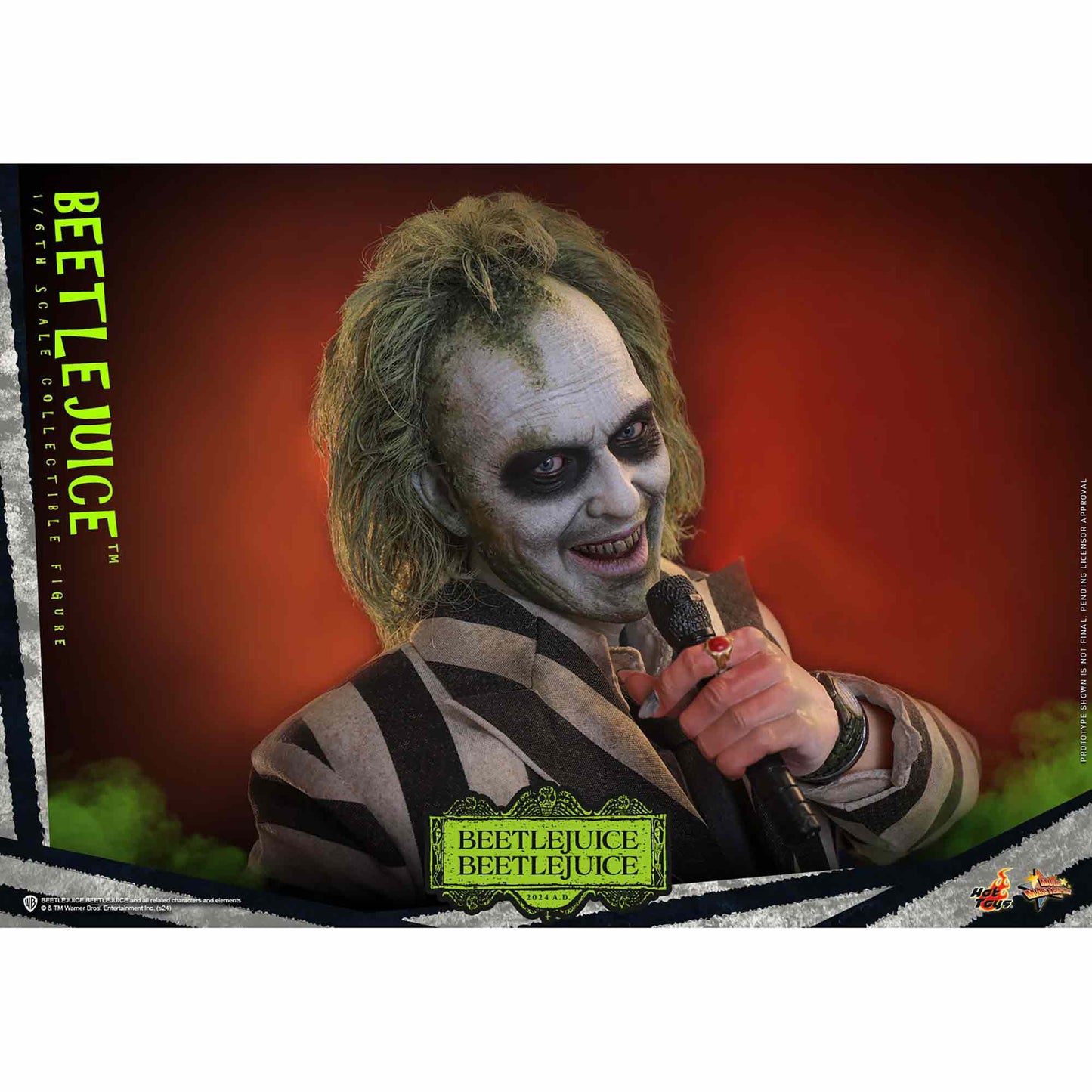 Hot Toys: Beetlejuice - Movie Masterpiece Actionfigur 1/6 - 30 cm