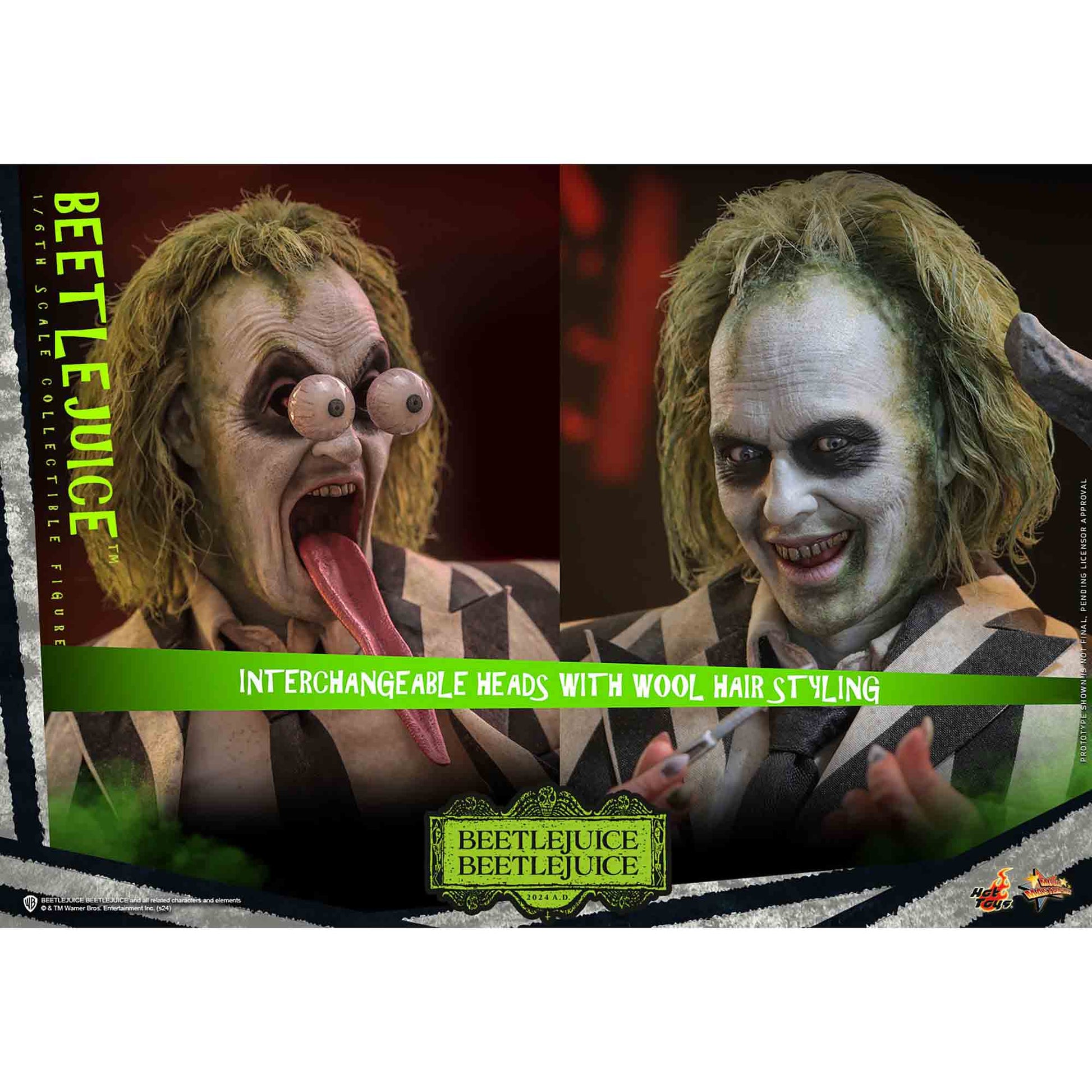Hot Toys: Beetlejuice - Movie Masterpiece Actionfigur 1/6 - 30 cm