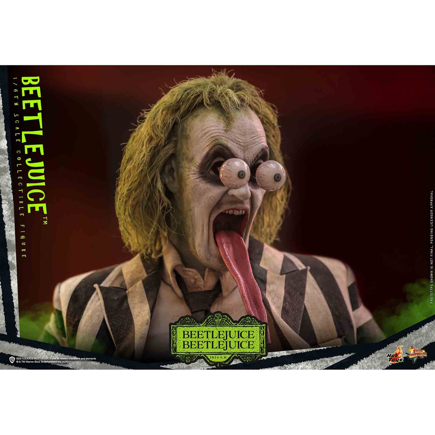 Hot Toys: Beetlejuice - Movie Masterpiece Actionfigur 1/6 - 30 cm