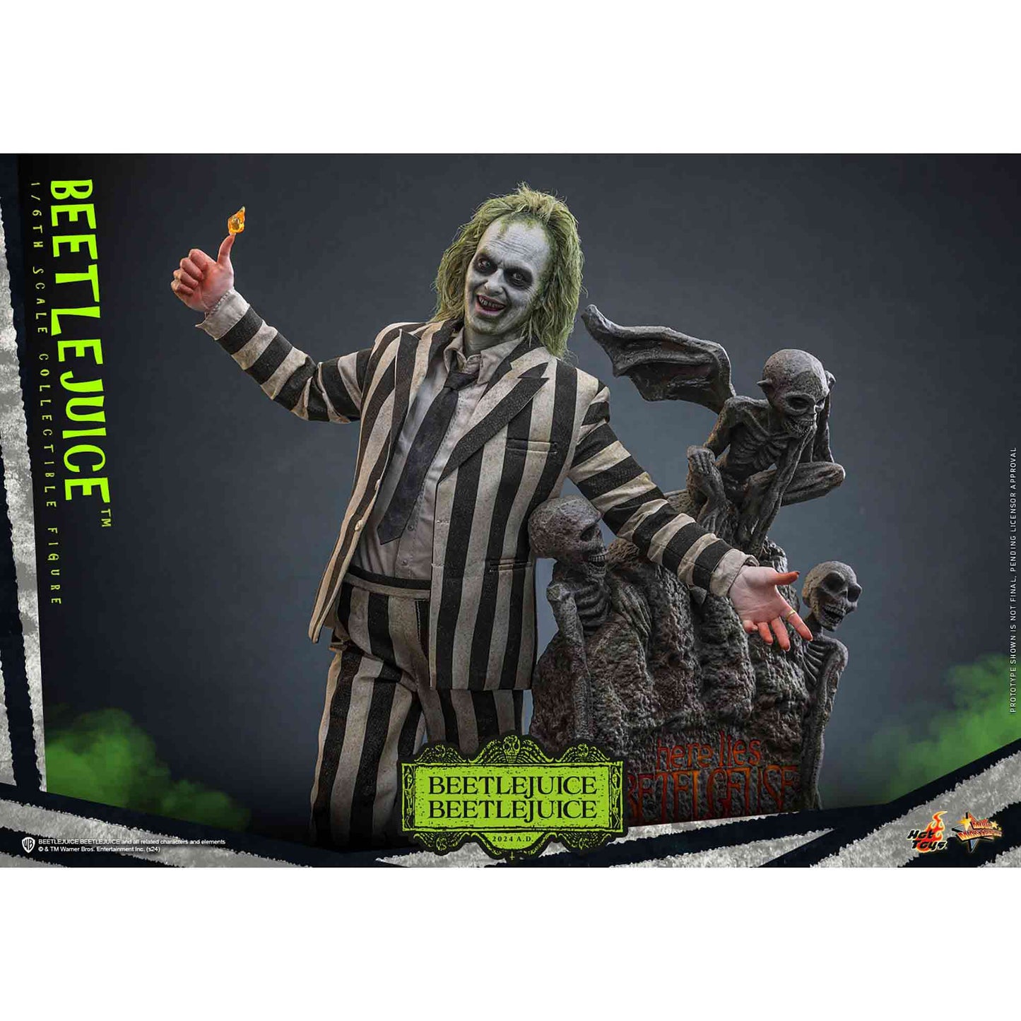 Hot Toys: Beetlejuice - Movie Masterpiece Actionfigur 1/6 - 30 cm