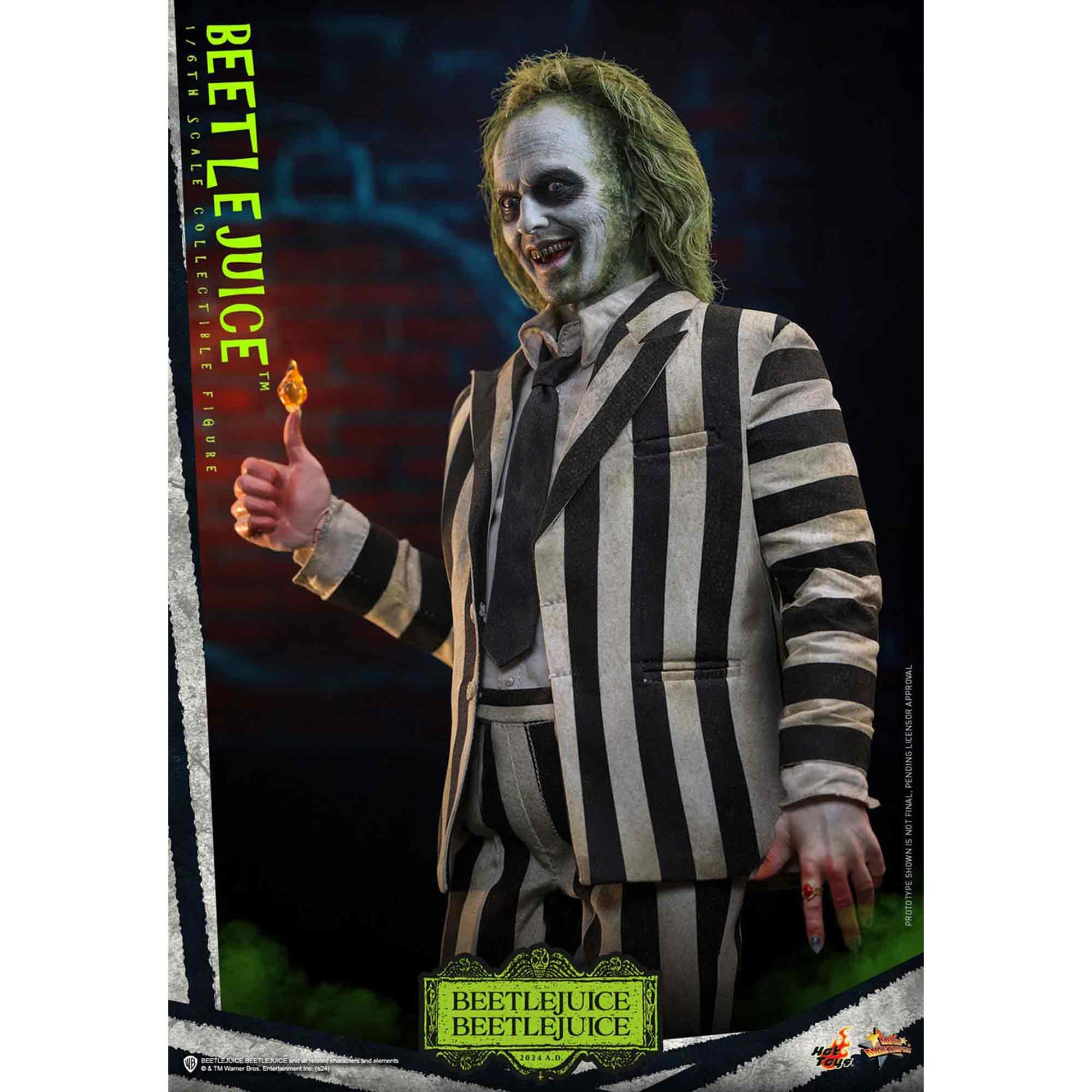 Hot Toys: Beetlejuice - Movie Masterpiece Actionfigur 1/6 - 30 cm