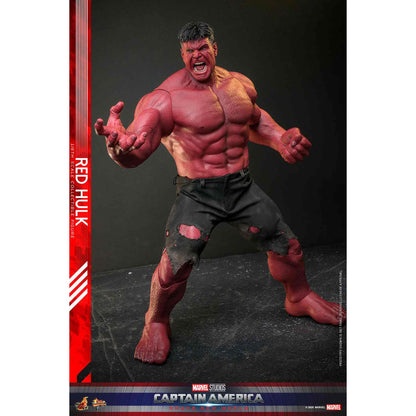 Hot Toys: Captain America - Brave New World - Red Hulk - Movie Masterpiece - Actionfigur 1/6 - 47 cm