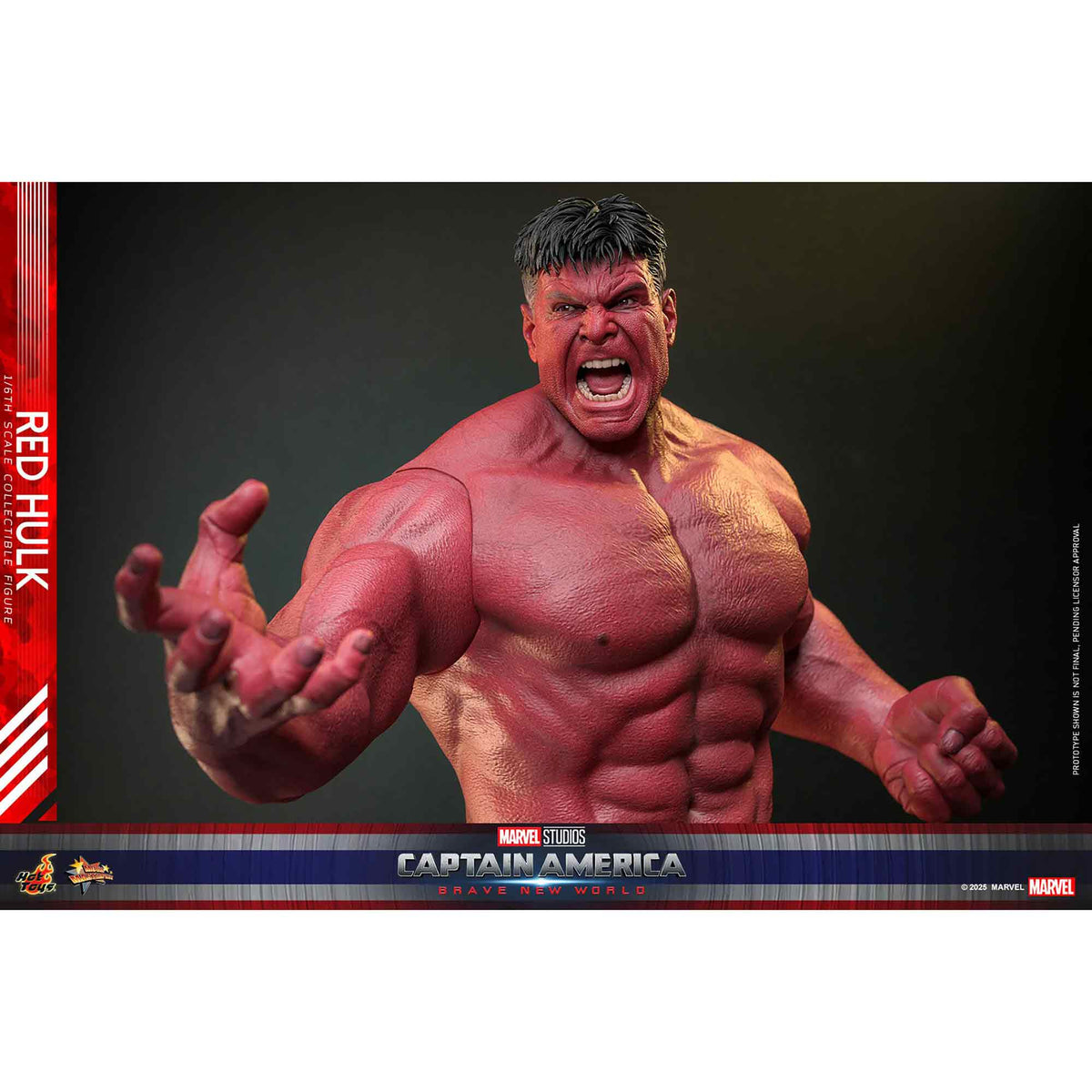 Hot Toys: Captain America - Brave New World - Red Hulk - Movie Masterpiece - Actionfigur 1/6 - 47 cm