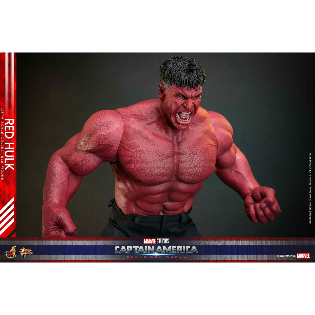 Hot Toys: Captain America - Brave New World - Red Hulk - Movie Masterpiece - Actionfigur 1/6 - 47 cm