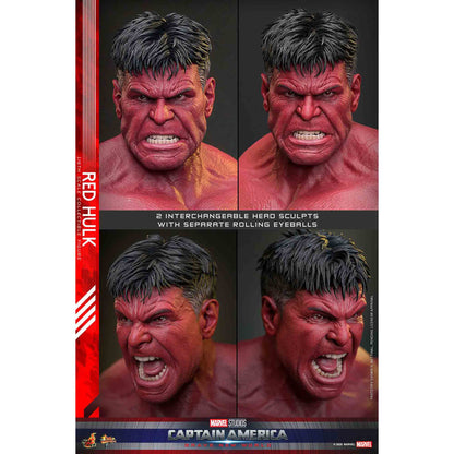 Hot Toys: Captain America - Brave New World - Red Hulk - Movie Masterpiece - Actionfigur 1/6 - 47 cm