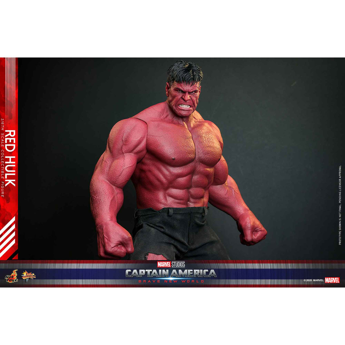 Hot Toys: Captain America - Brave New World - Red Hulk - Movie Masterpiece - Actionfigur 1/6 - 47 cm