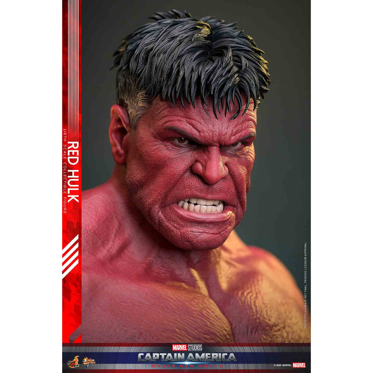 Hot Toys: Captain America - Brave New World - Red Hulk - Movie Masterpiece - Actionfigur 1/6 - 47 cm