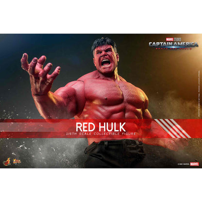Hot Toys: Captain America - Brave New World - Red Hulk - Movie Masterpiece - Actionfigur 1/6 - 47 cm