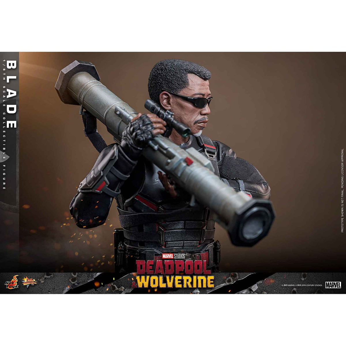 Hot Toys: Deadpool & Wolverine - Blade - Movie Masterpiece - First Edition - Actionfigur 1/6 - 30 cm
