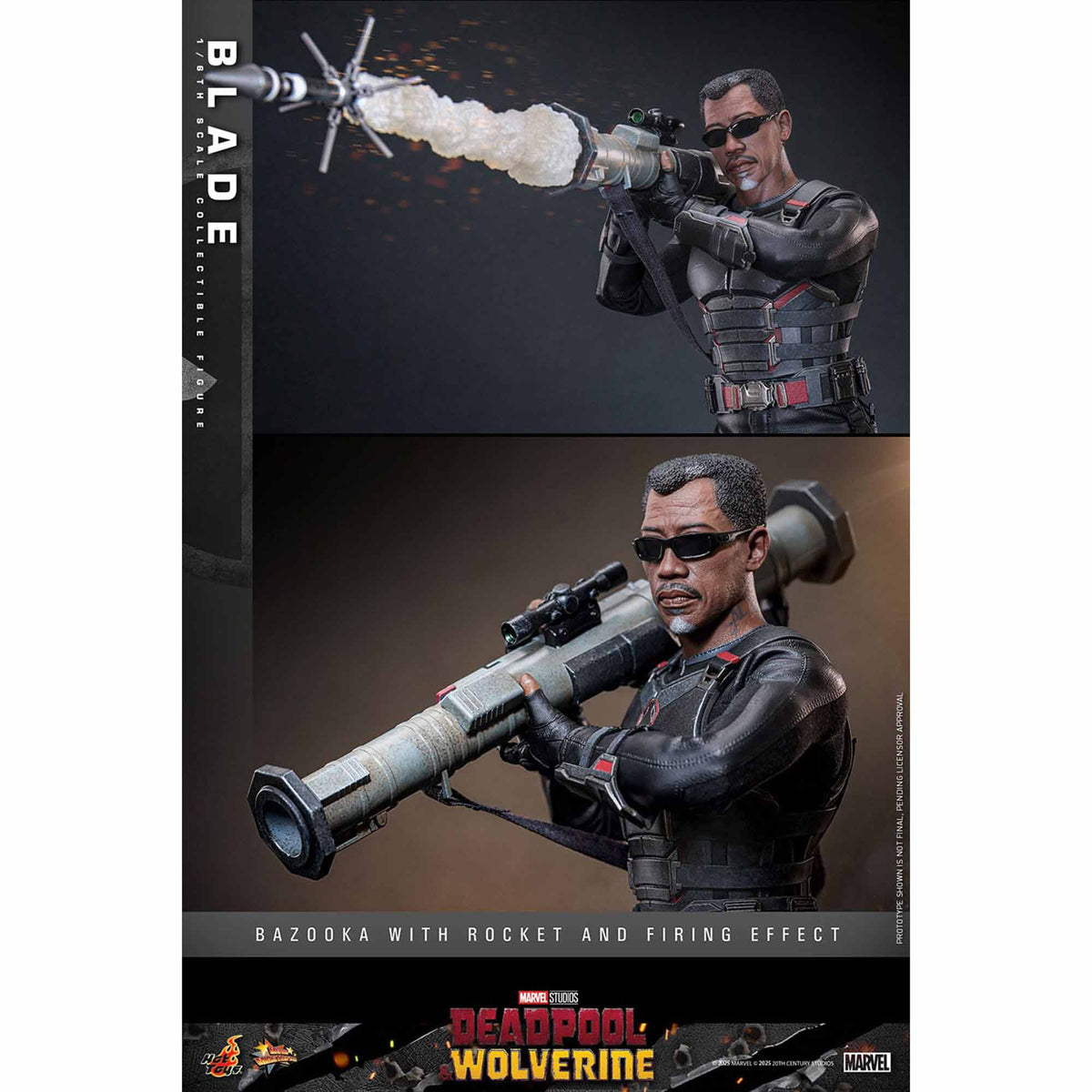 Hot Toys: Deadpool & Wolverine - Blade - Movie Masterpiece - First Edition - Actionfigur 1/6 - 30 cm
