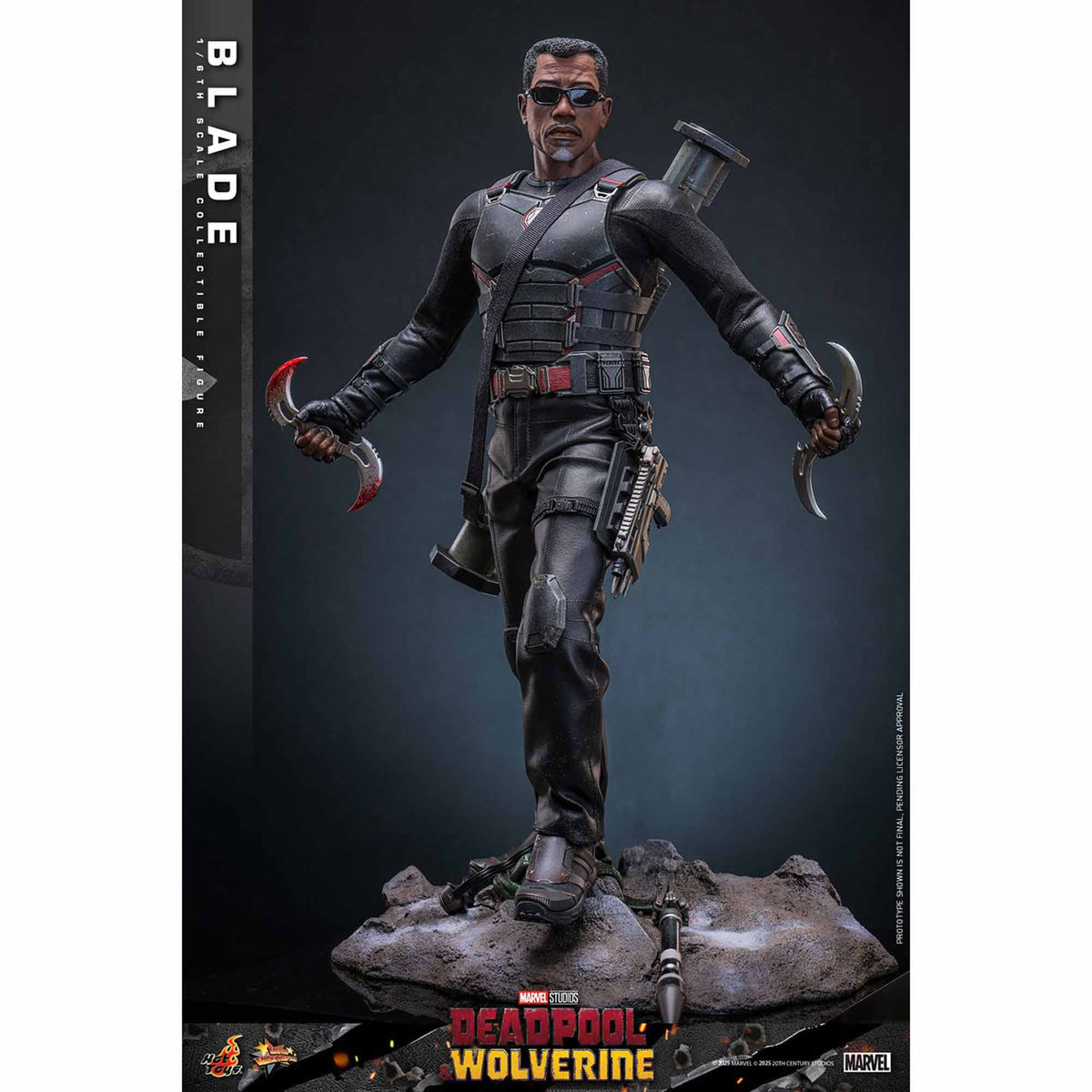 Hot Toys: Deadpool & Wolverine - Blade - Movie Masterpiece - First Edition - Actionfigur 1/6 - 30 cm