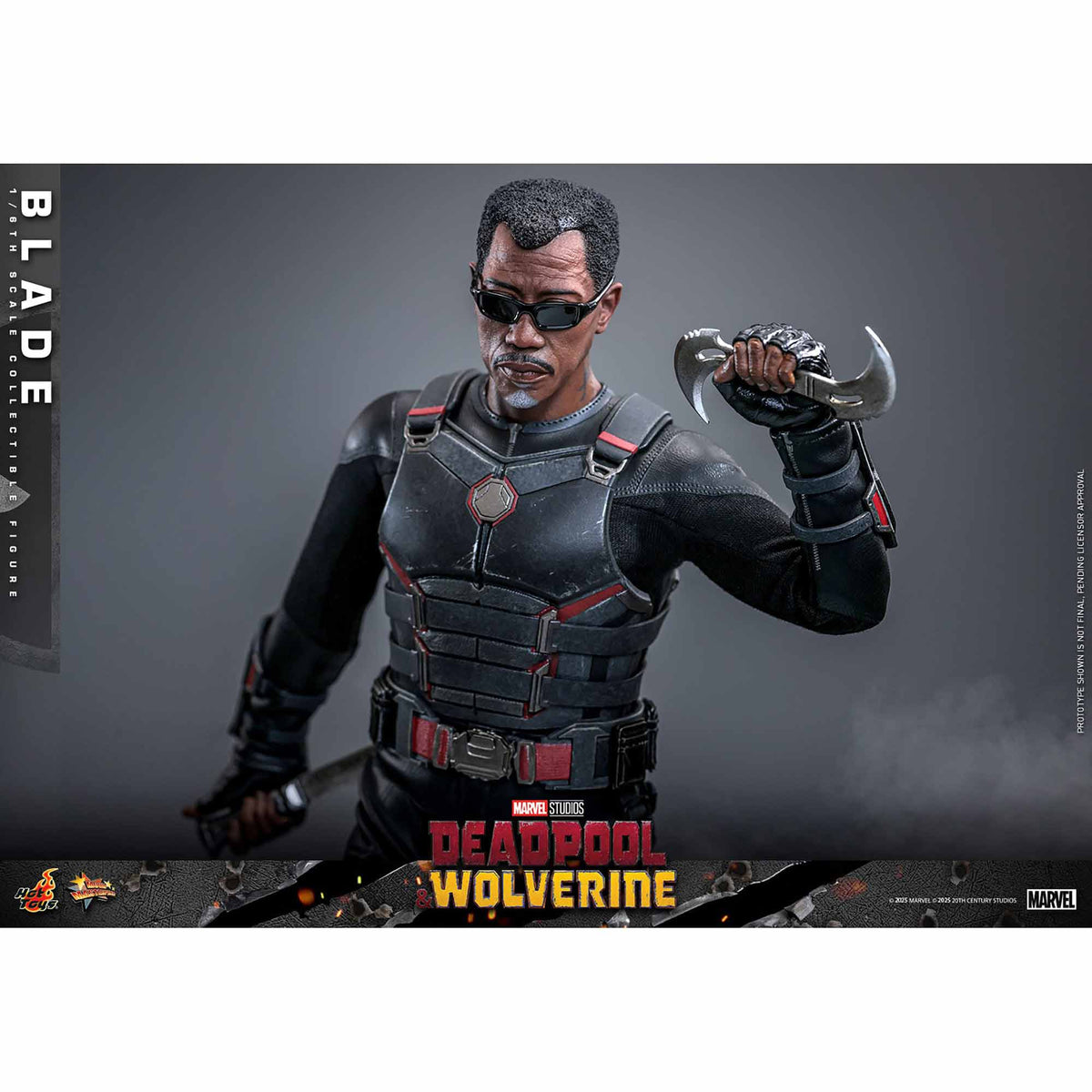 Hot Toys: Deadpool & Wolverine - Blade - Movie Masterpiece - First Edition - Actionfigur 1/6 - 30 cm