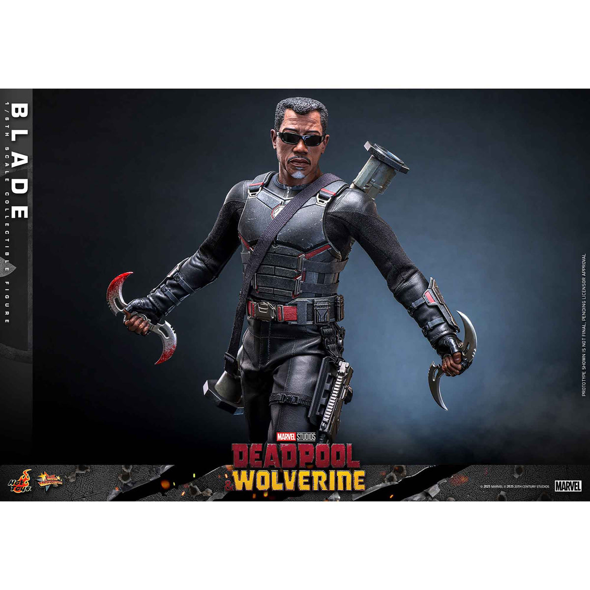 Hot Toys: Deadpool & Wolverine - Blade - Movie Masterpiece - First Edition - Actionfigur 1/6 - 30 cm