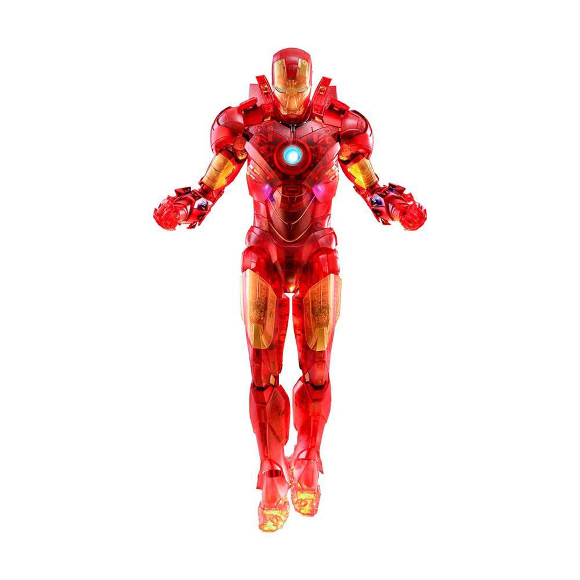 Hot Toys: Iron Man 2 - Mark IV (Holographic Version) - 2020 Toy Fair Exclusive - Actionfigur 1/6 - 30 cm