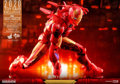 Hot Toys: Iron Man 2 - Mark IV (Holographic Version) - 2020 Toy Fair Exclusive - Actionfigur 1/6 - 30 cm
