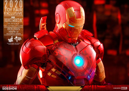 Hot Toys: Iron Man 2 - Mark IV (Holographic Version) - 2020 Toy Fair Exclusive - Actionfigur 1/6 - 30 cm