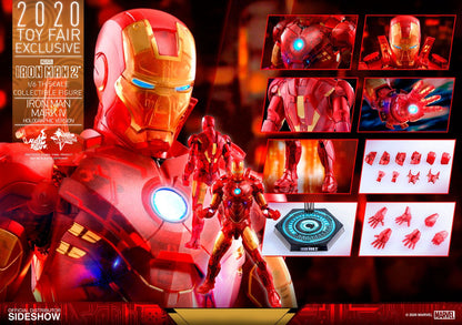 Hot Toys: Iron Man 2 - Mark IV (Holographic Version) - 2020 Toy Fair Exclusive - Actionfigur 1/6 - 30 cm