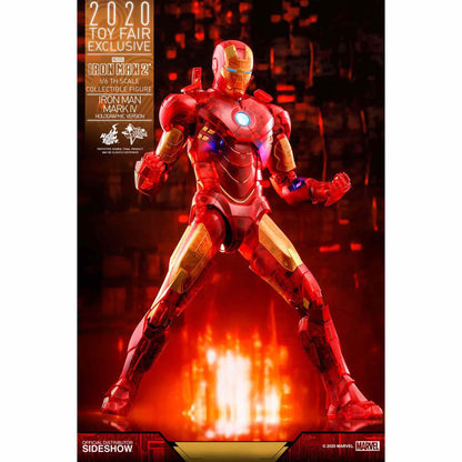 Hot Toys: Iron Man 2 - Mark IV (Holographic Version) - 2020 Toy Fair Exclusive - Actionfigur 1/6 - 30 cm