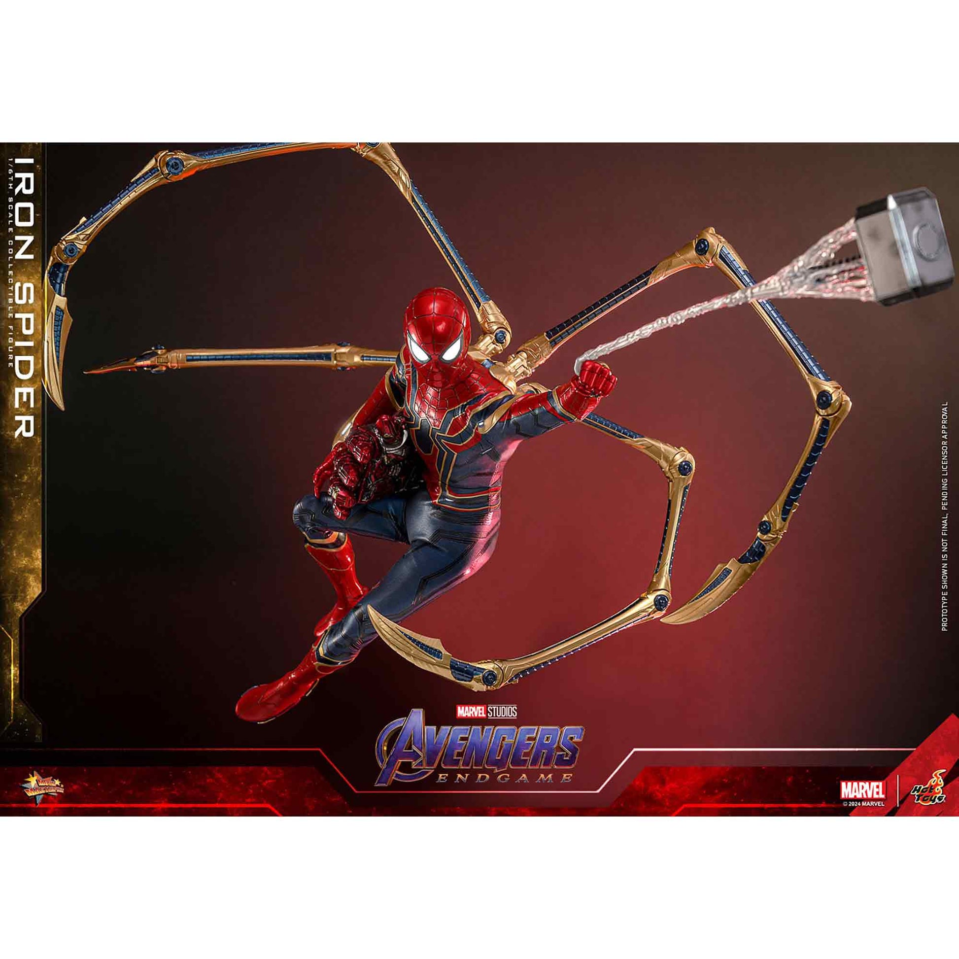 Hot Toys: Iron Spider (Avengers) - Endgame - Movie Masterpiece - Collector Edition -Actionfigur 1/6 - 28 cm