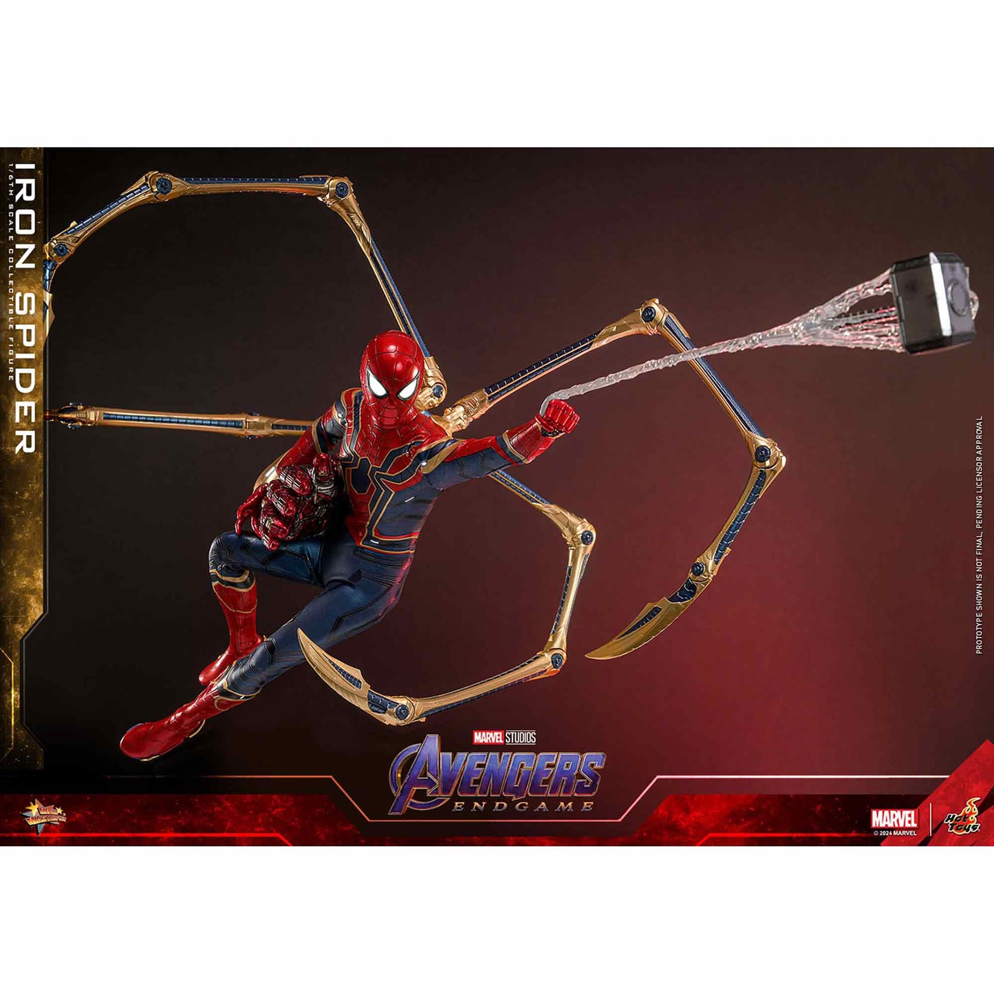 Hot Toys: Iron Spider (Avengers) - Endgame - Movie Masterpiece - Collector Edition -Actionfigur 1/6 - 28 cm