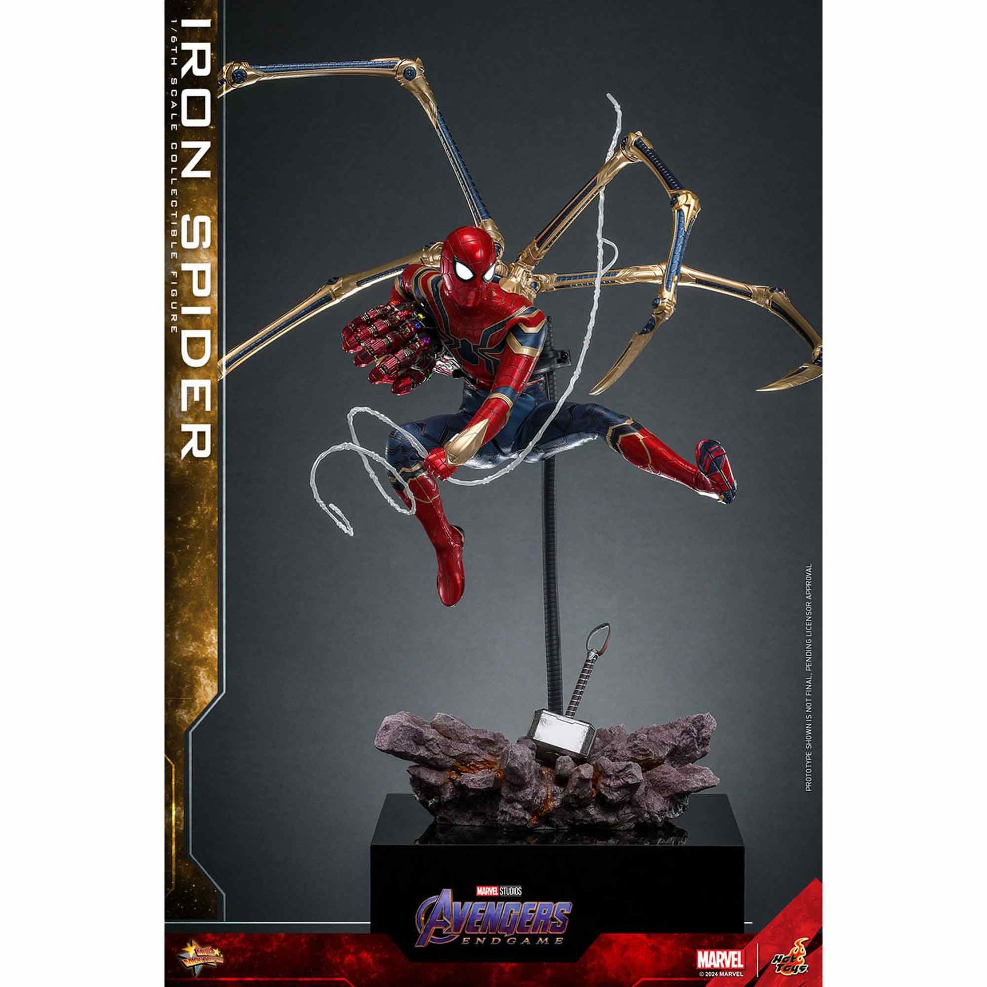 Hot Toys: Iron Spider (Avengers) - Endgame - Movie Masterpiece - Collector Edition -Actionfigur 1/6 - 28 cm