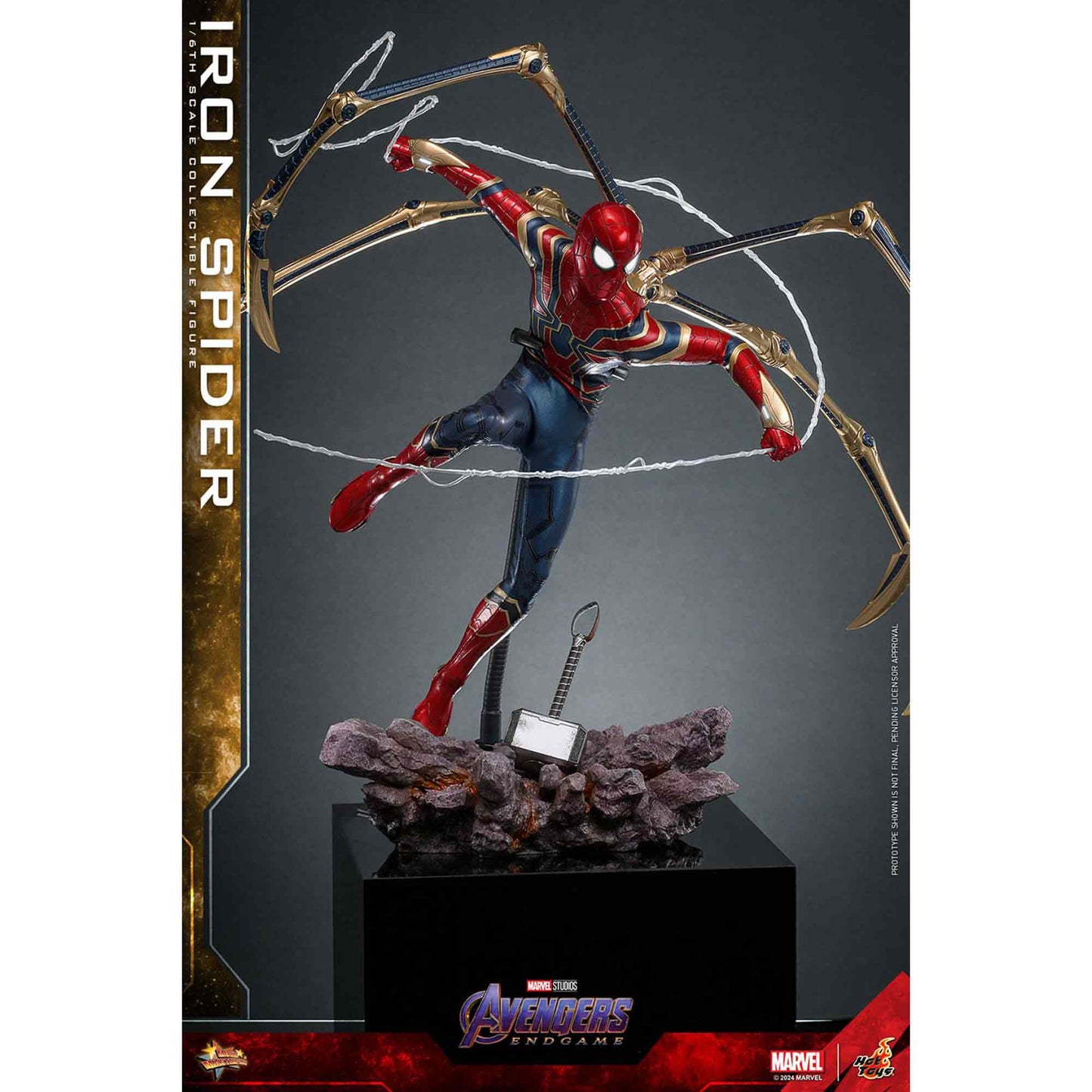 Hot Toys: Iron Spider (Avengers) - Endgame - Movie Masterpiece - Collector Edition -Actionfigur 1/6 - 28 cm