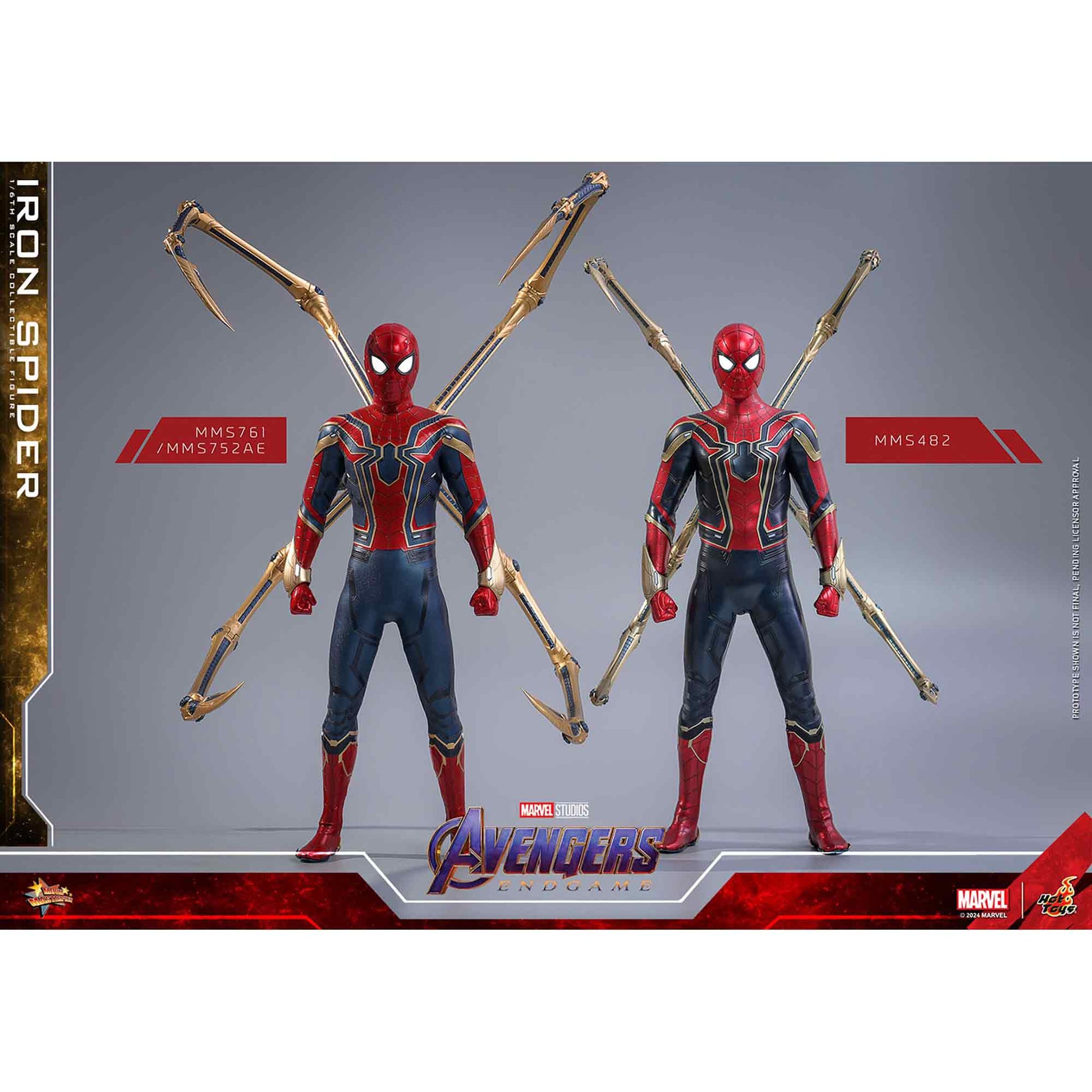 Hot Toys: Iron Spider (Avengers) - Endgame - Movie Masterpiece - Collector Edition -Actionfigur 1/6 - 28 cm