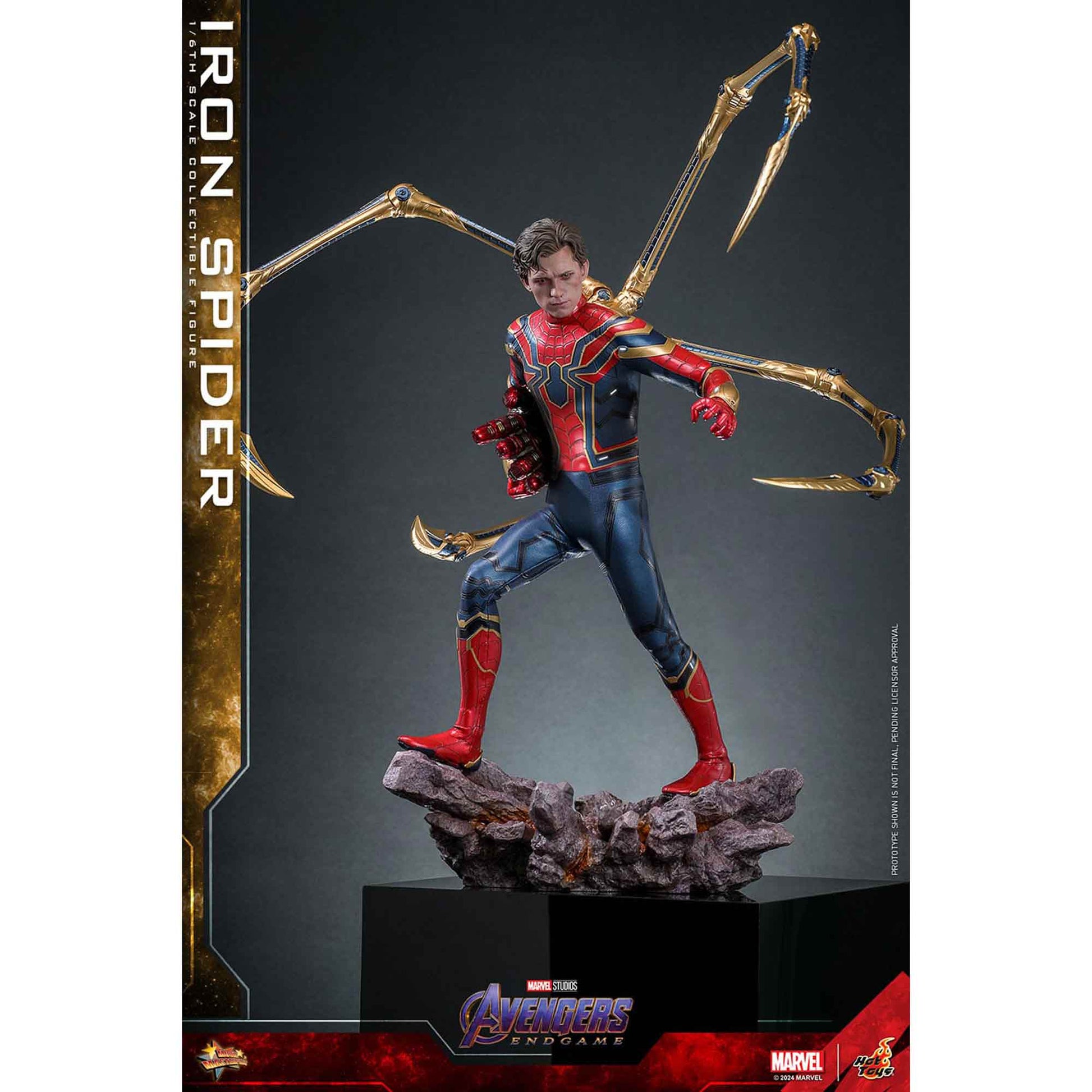 Hot Toys: Iron Spider (Avengers) - Endgame - Movie Masterpiece - Collector Edition -Actionfigur 1/6 - 28 cm