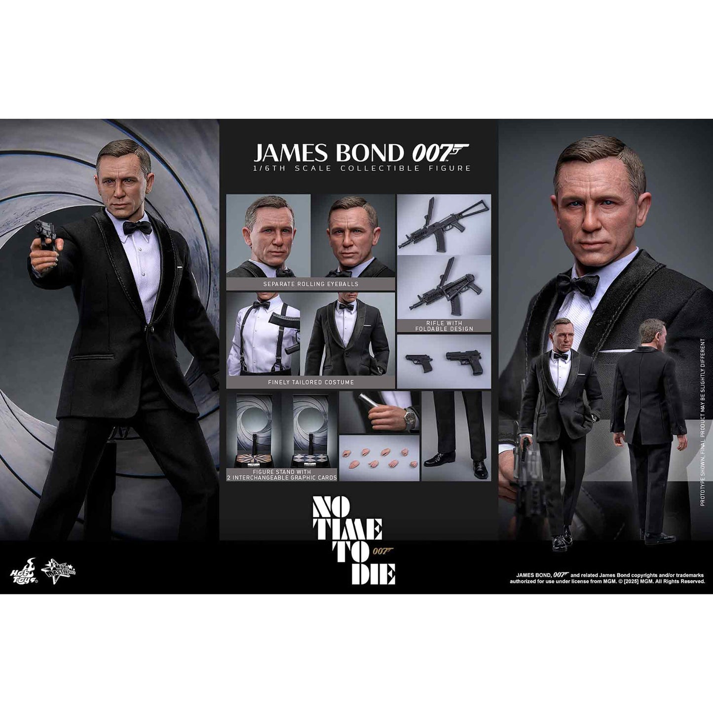 Hot Toys: James Bond - Keine Zeit zu sterben (No Time To Die) - Movie Masterpiece - Actionfigur 1/6 - 30 cm