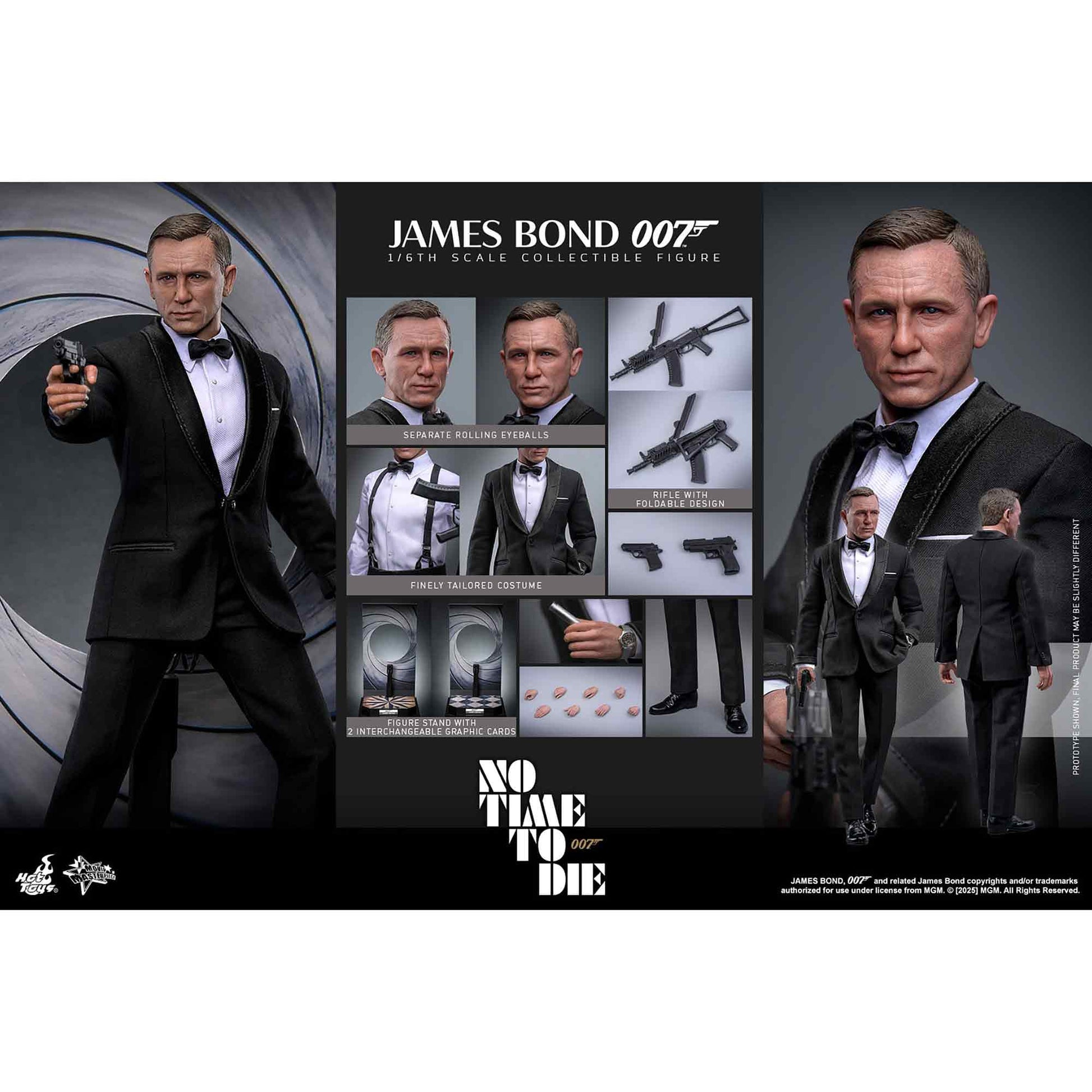 Hot Toys: James Bond - Keine Zeit zu sterben (No Time To Die) - Movie Masterpiece - Actionfigur 1/6 - 30 cm