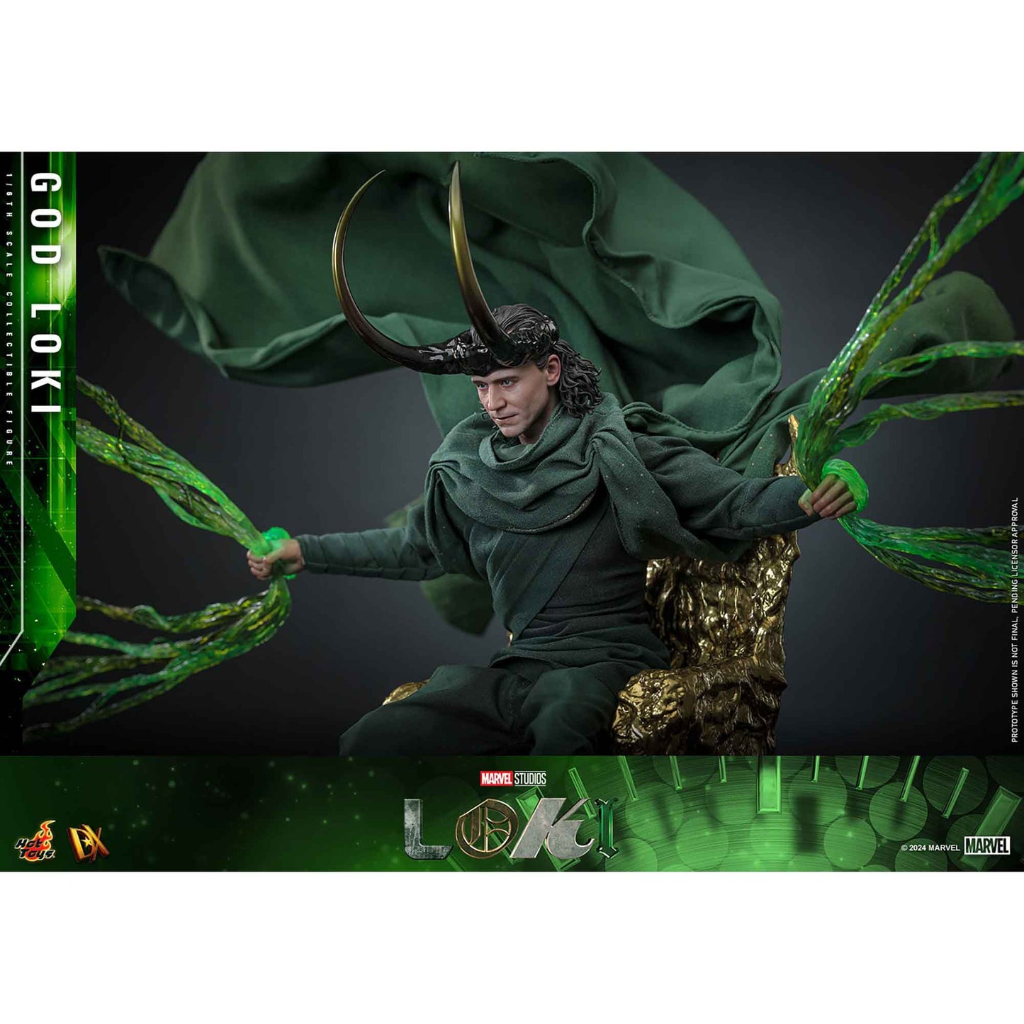 Hot Toys: Marvel - DX Series - God Loki - Collector Edition -Actionfigur 1/6 - 31 cm