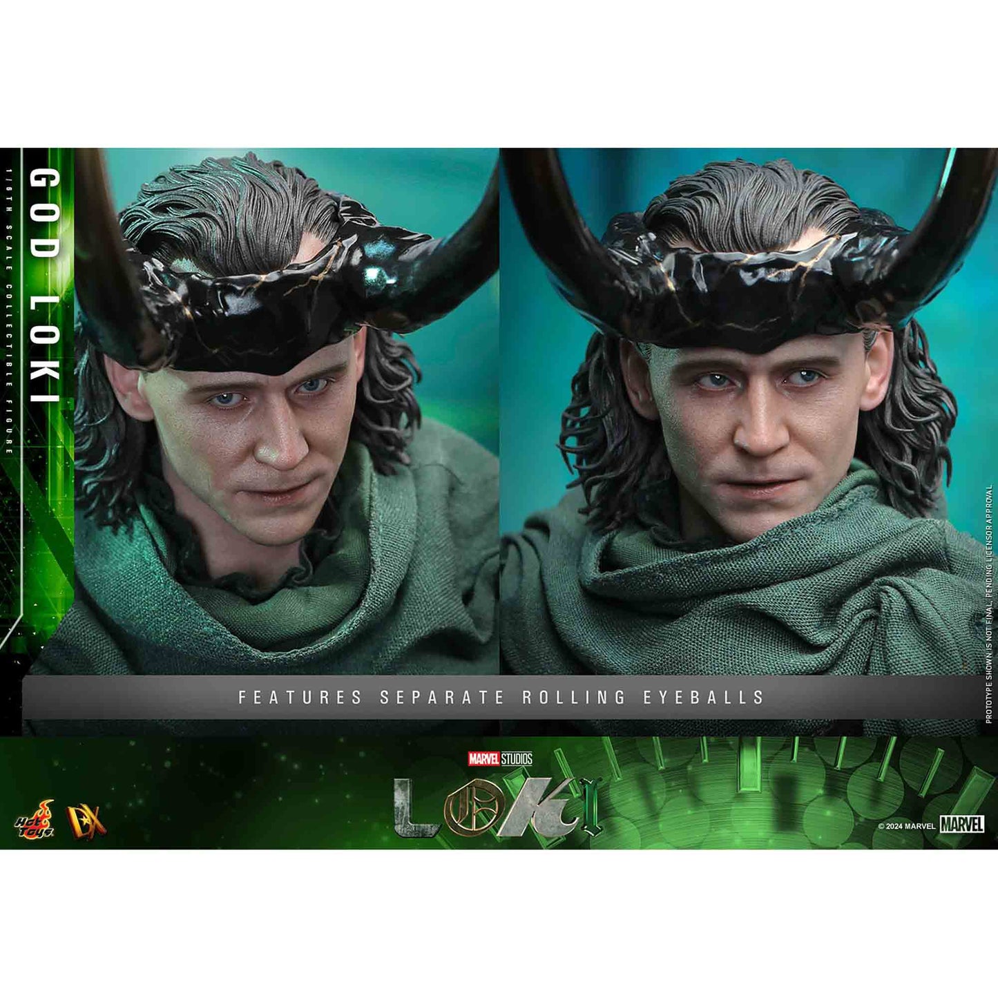Hot Toys: Marvel - DX Series - God Loki - Collector Edition -Actionfigur 1/6 - 31 cm
