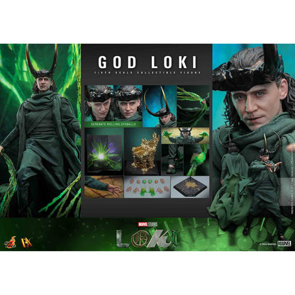Hot Toys: Marvel - DX Series - God Loki - Collector Edition -Actionfigur 1/6 - 31 cm