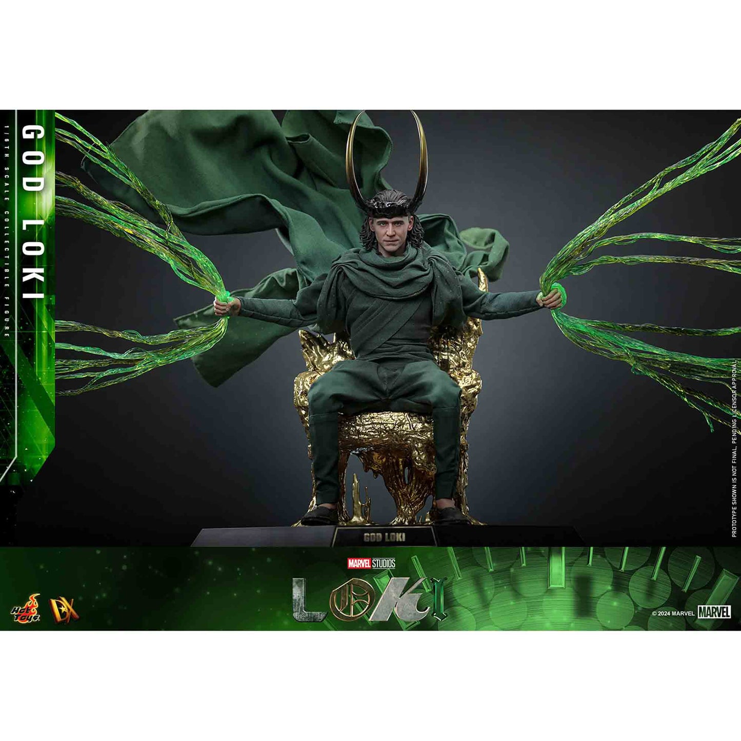 Hot Toys: Marvel - DX Series - God Loki - Collector Edition -Actionfigur 1/6 - 31 cm