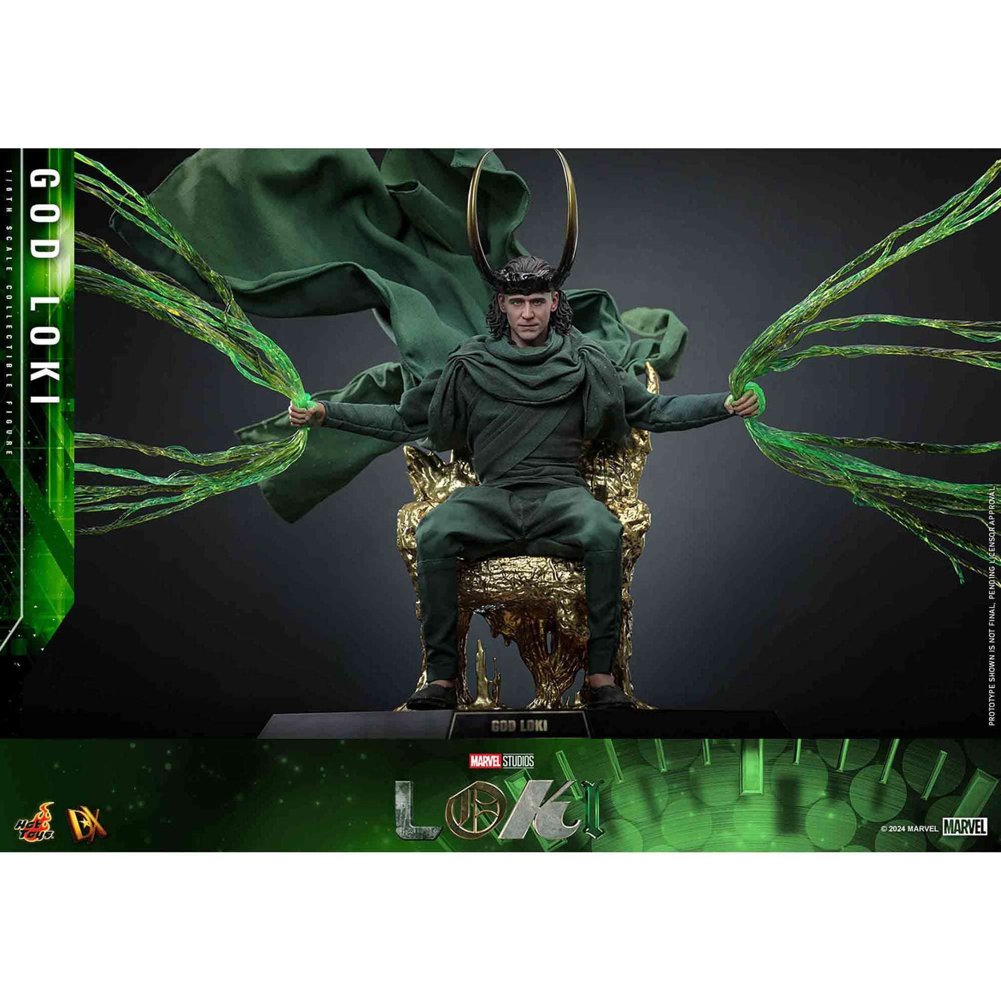 Hot Toys: Marvel - DX Series - God Loki - Collector Edition -Actionfigur 1/6 - 31 cm