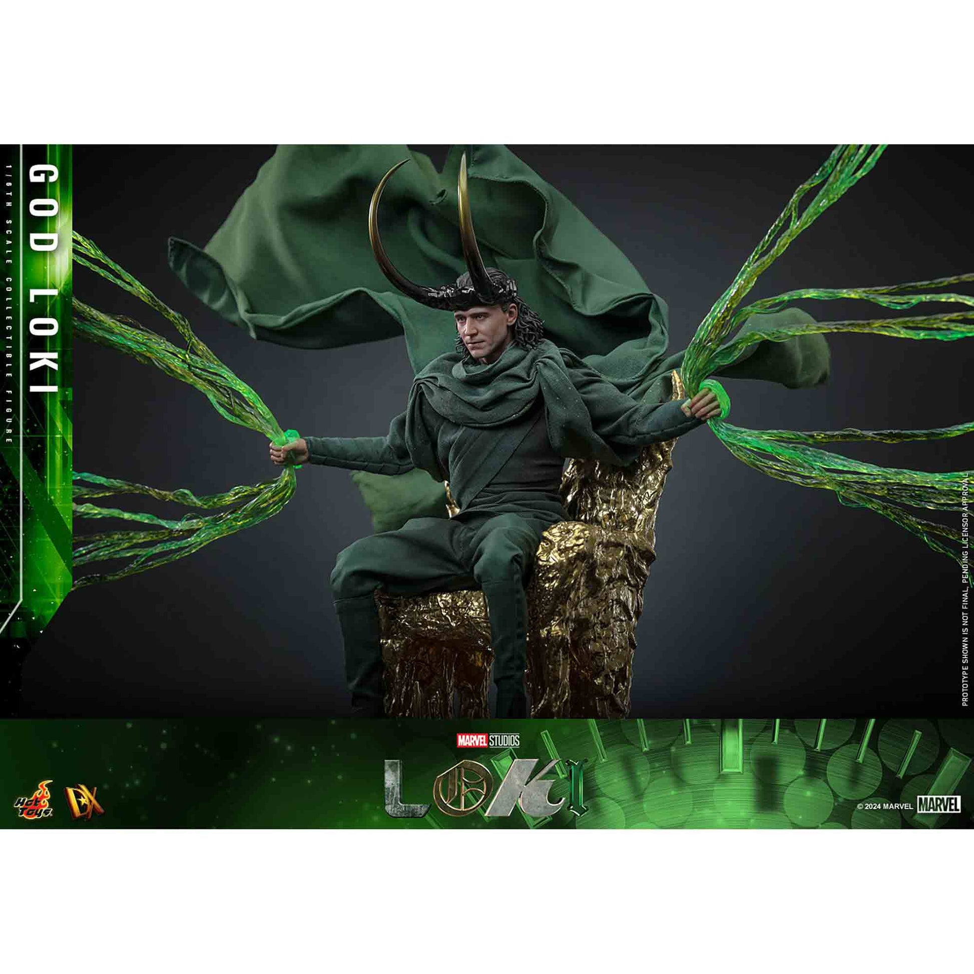 Hot Toys: Marvel - DX Series - God Loki - Collector Edition -Actionfigur 1/6 - 31 cm