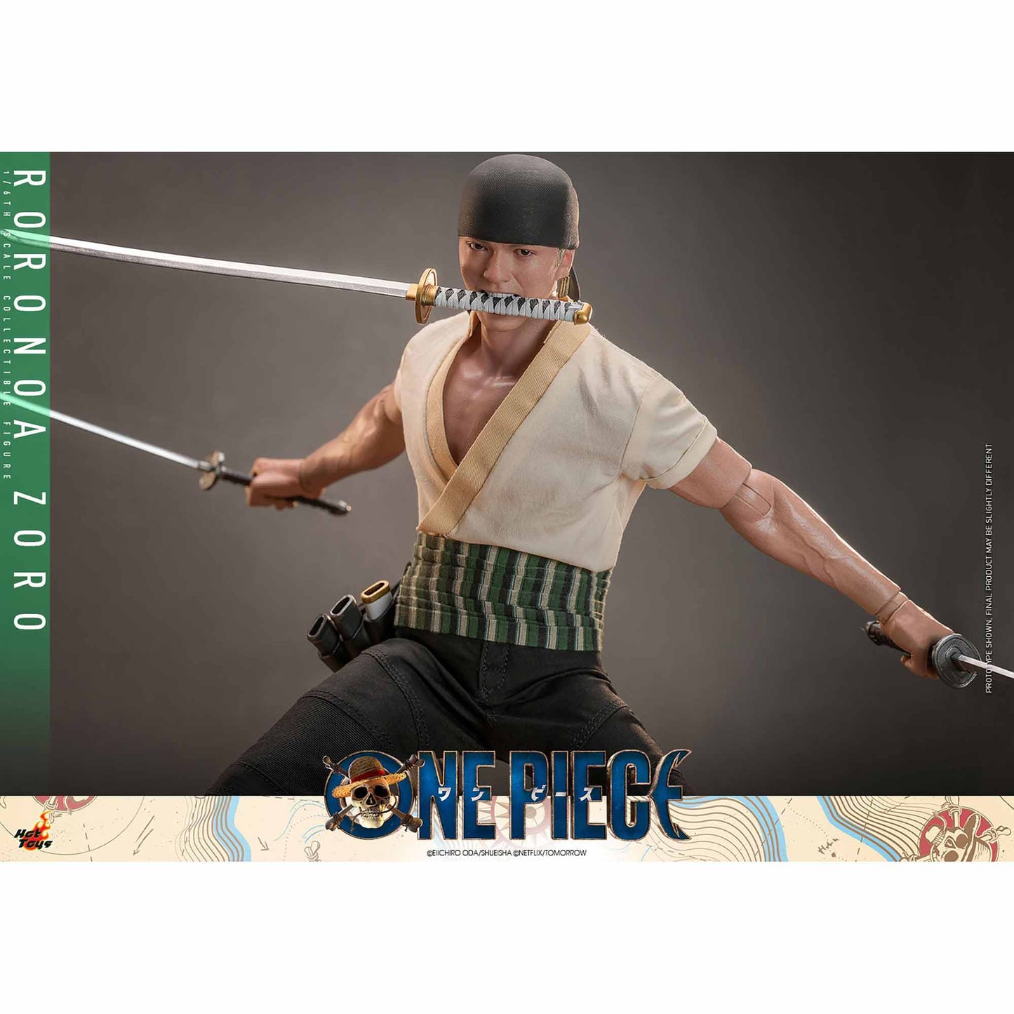 Hot Toys: One Piece - Lorenor Zorro - Netflix - Actionfigur 1/6 - 31 cm