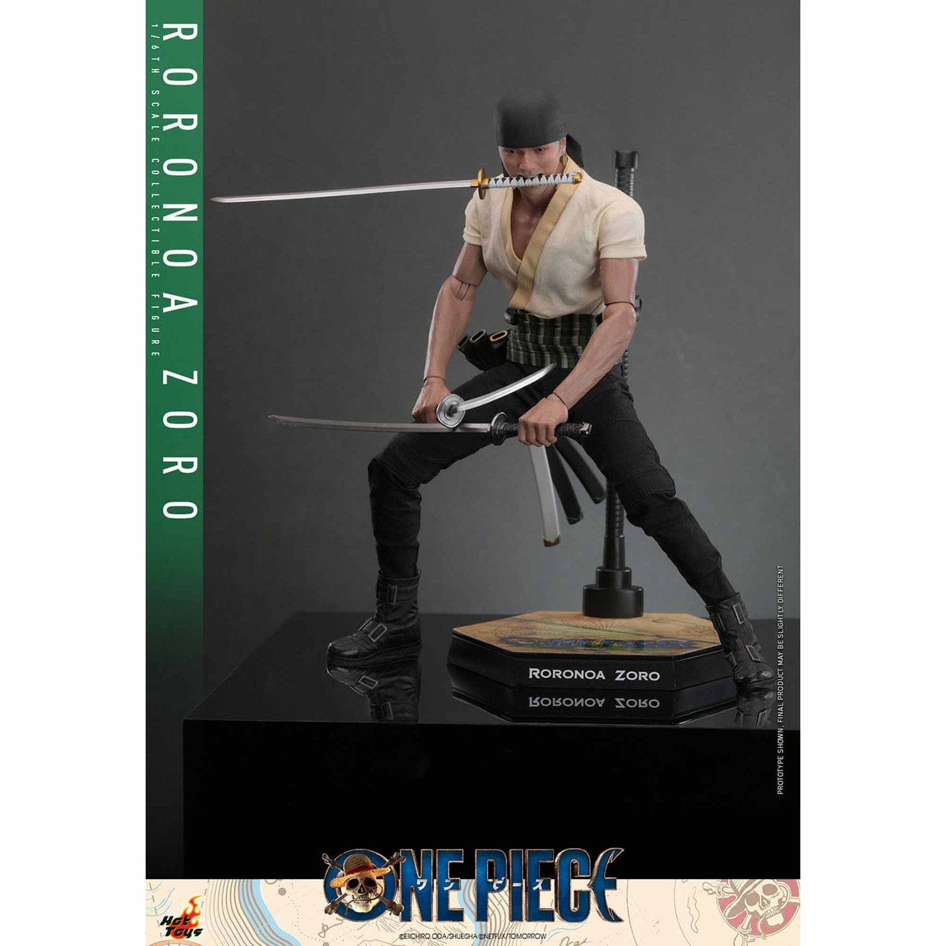 Hot Toys: One Piece - Lorenor Zorro - Netflix - Actionfigur 1/6 - 31 cm