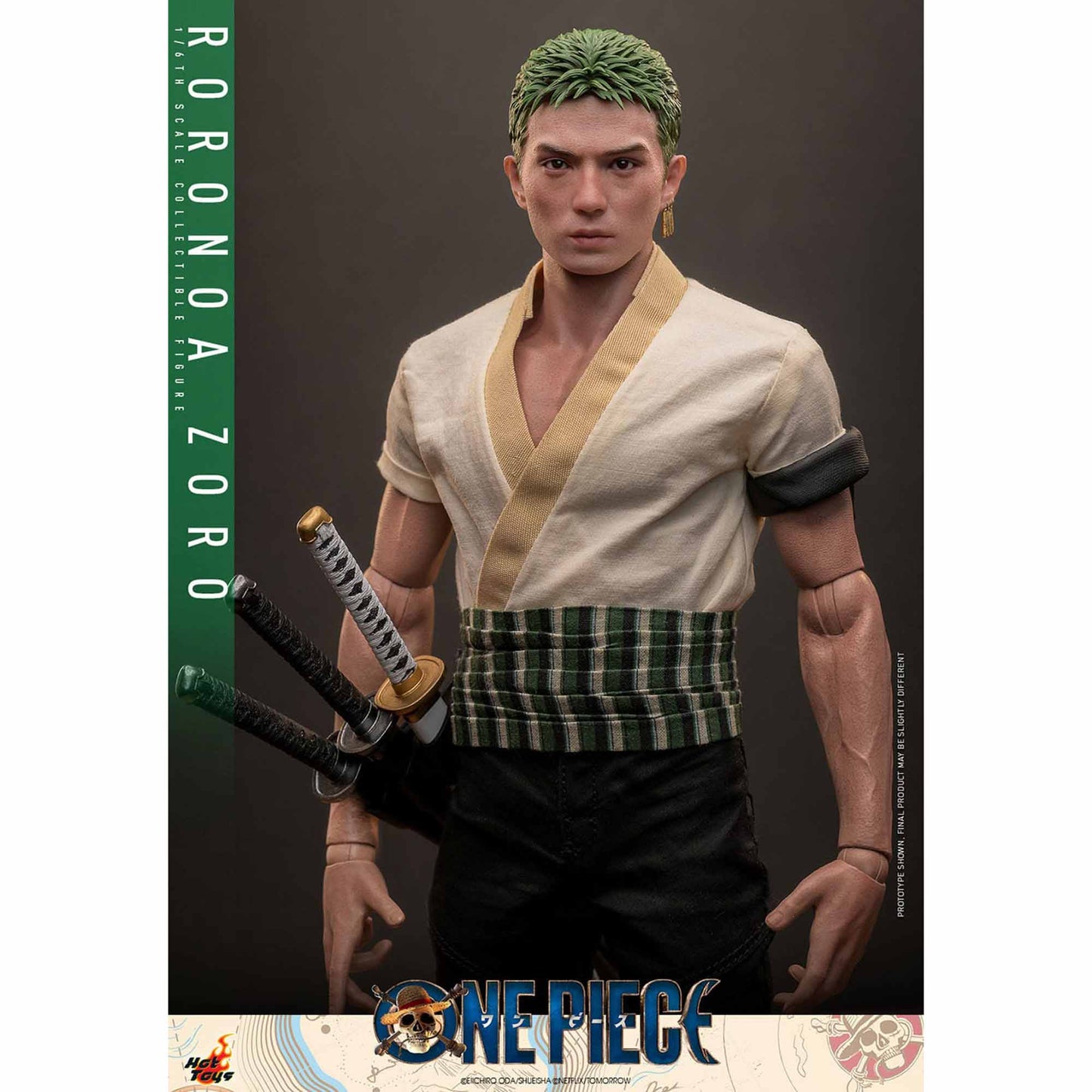 Hot Toys: One Piece - Lorenor Zorro - Netflix - Actionfigur 1/6 - 31 cm