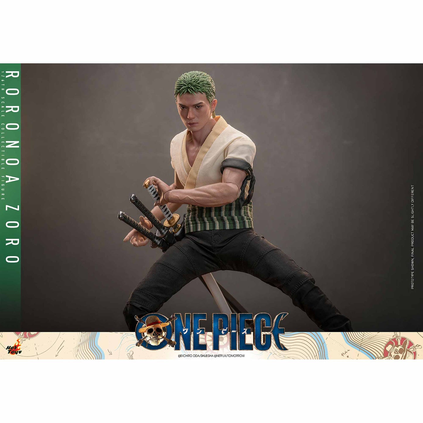 Hot Toys: One Piece - Lorenor Zorro - Netflix - Actionfigur 1/6 - 31 cm