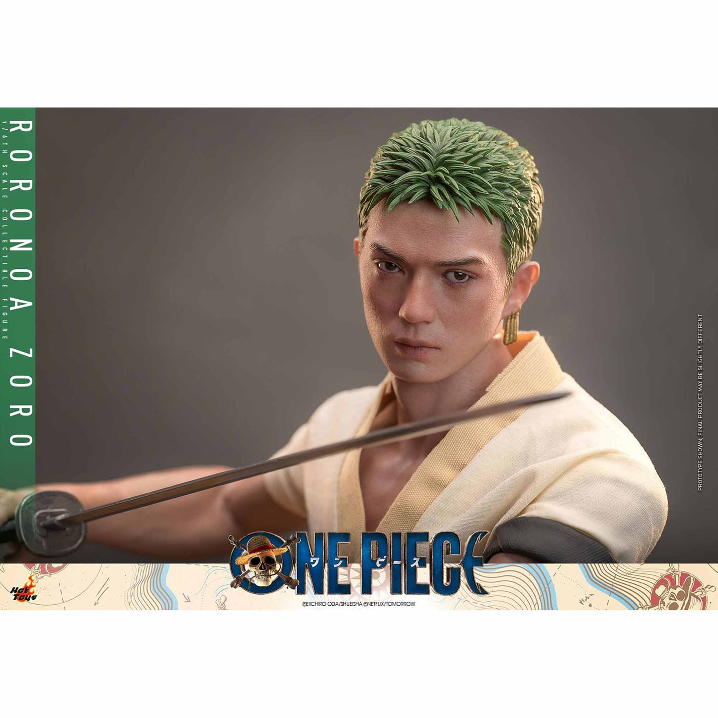 Hot Toys: One Piece - Lorenor Zorro - Netflix - Actionfigur 1/6 - 31 cm