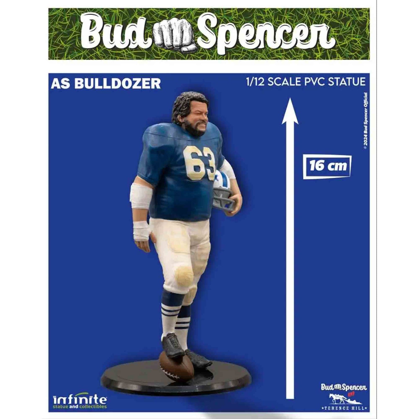Infinite Statue: Bud Spencer As Bulldozer -Statue 1/12 - 16 cm