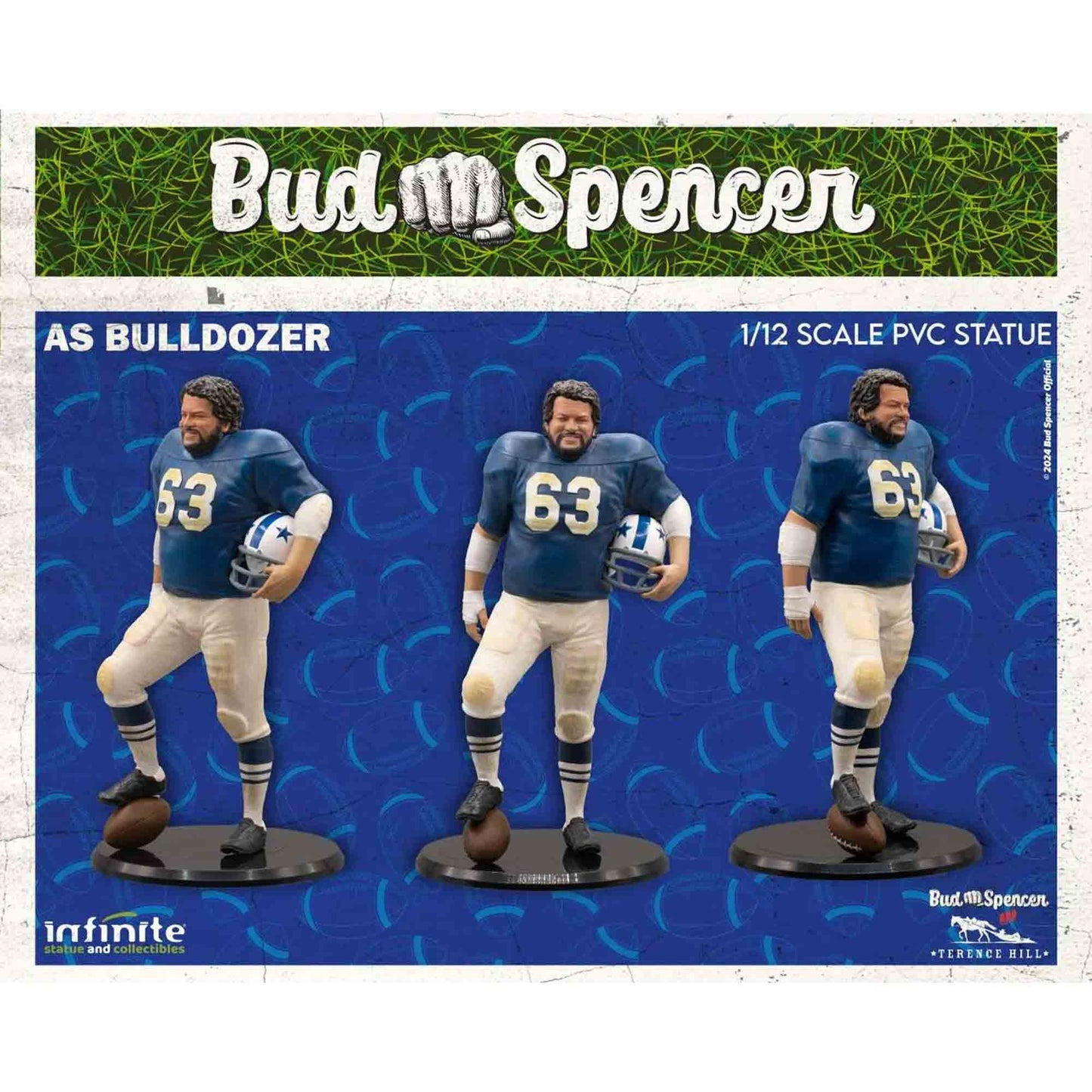 Infinite Statue: Bud Spencer As Bulldozer -Statue 1/12 - 16 cm