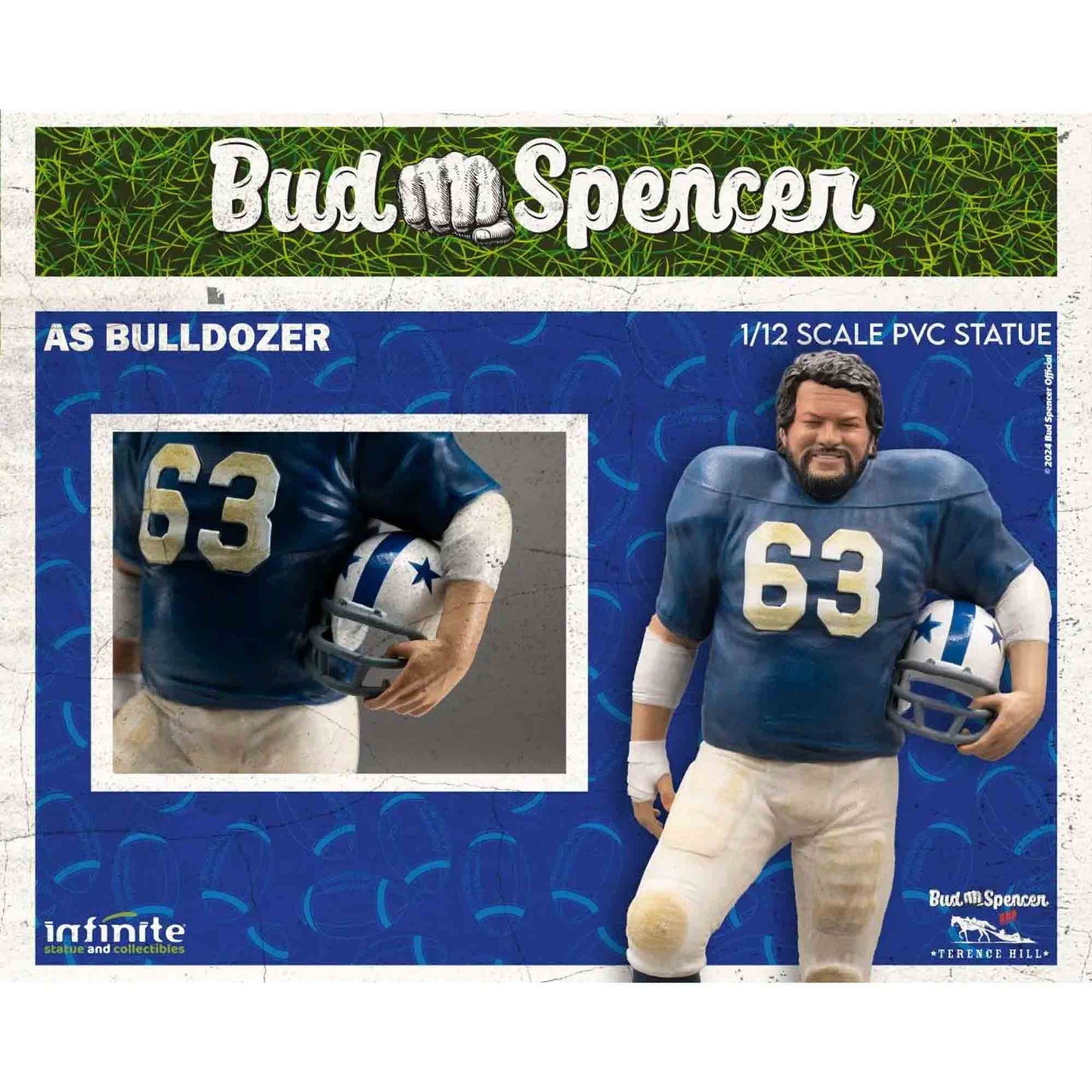 Infinite Statue: Bud Spencer As Bulldozer -Statue 1/12 - 16 cm