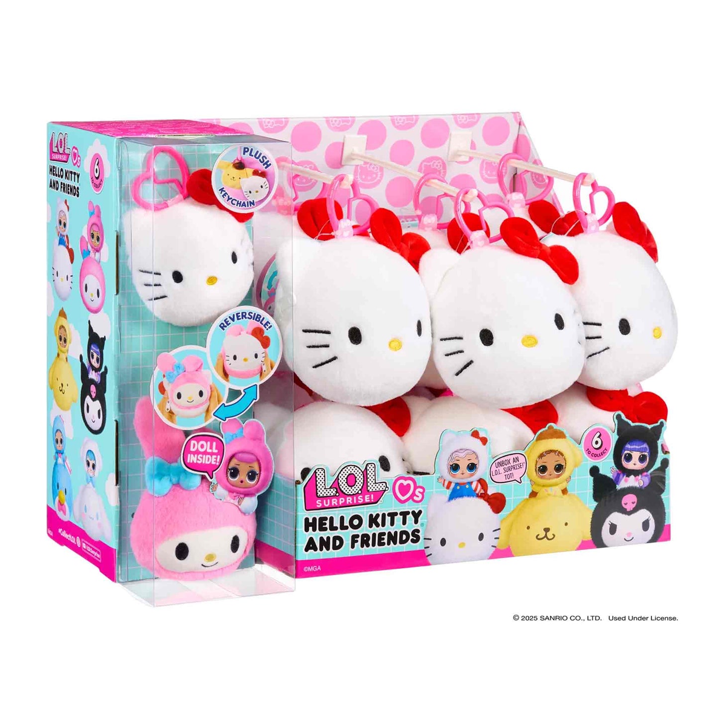 L.O.L. Surprise: Lil Sisters - Eye Spy Series 4 (Kopie)L.O.L. Surprise: Hello Kitty and Friends - Kuscheliger 2-in-1 Plüsch-Überraschungsspass - Assortiert