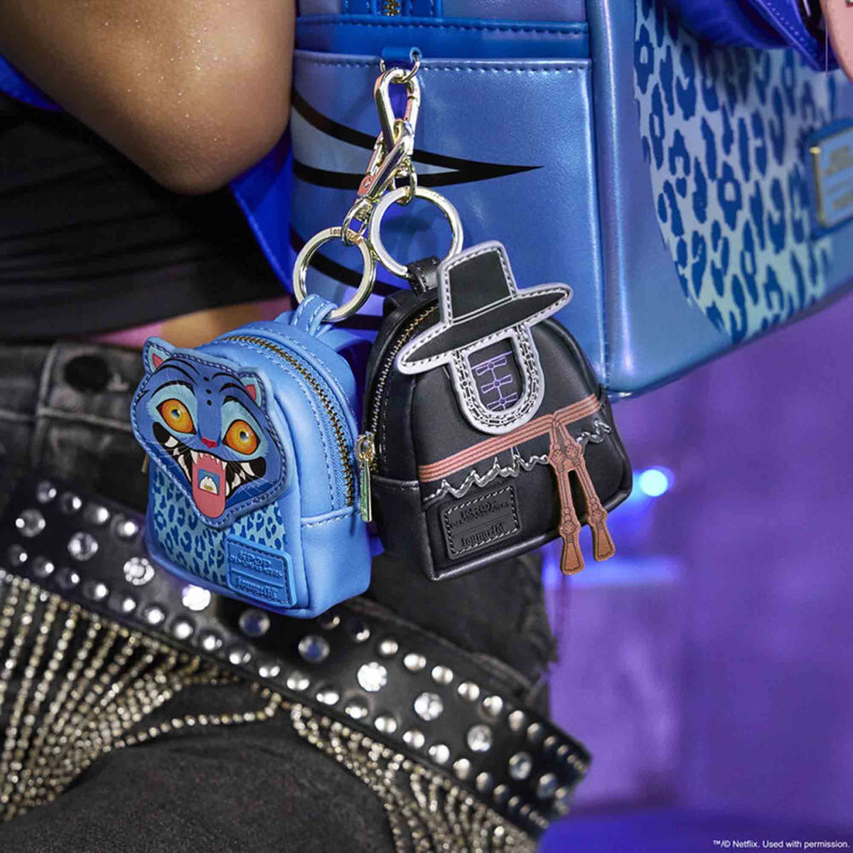 Loungefly: K-Pop - Demon Hunters Mini-Rucksack - Schlüsselanhänger - Assortiert