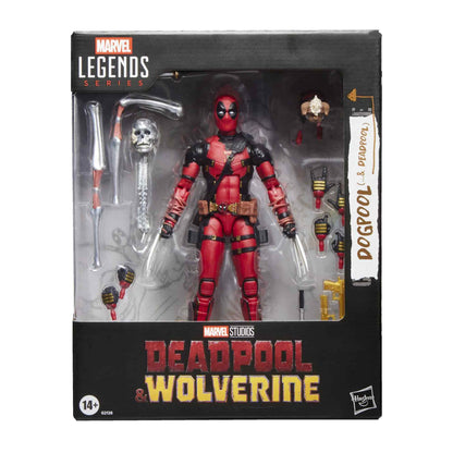 Marvel Legends: Deadpool & Wolverine - Deadpool und Dogpool - Actionfigur - G2126 - 15 cm