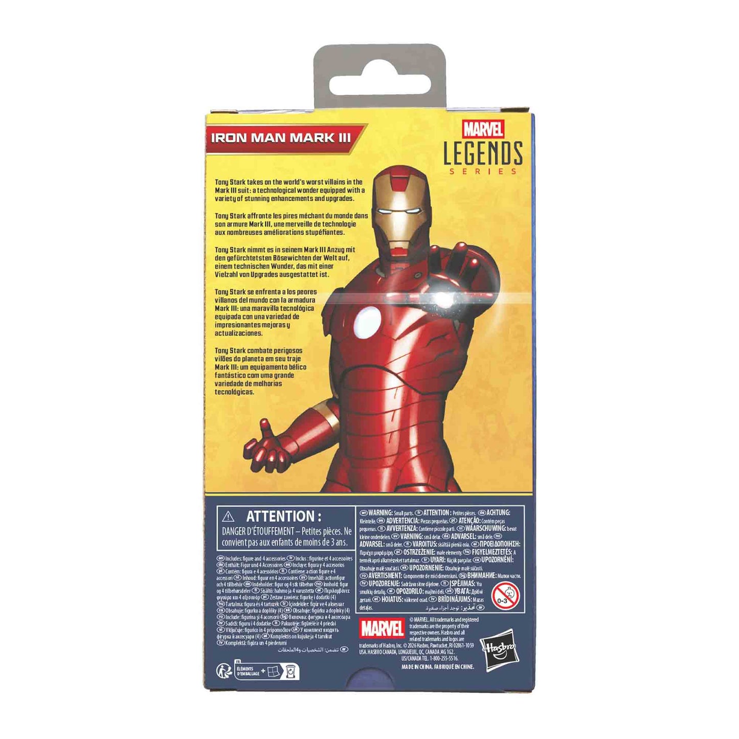 Marvel Legends: Marvel Studios - Iron Man Mark III - Actionfigur - G2055 - 15 cm