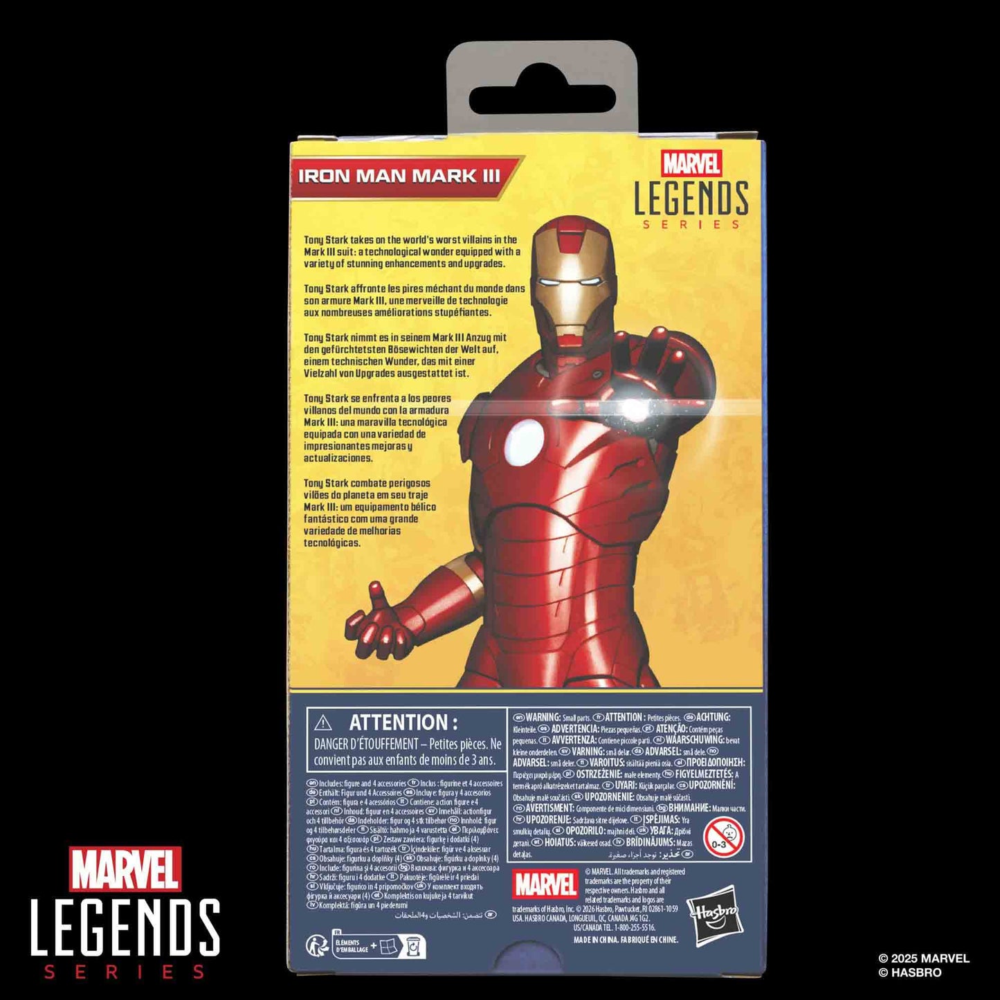 Marvel Legends: Marvel Studios - Iron Man Mark III - Actionfigur - G2055 - 15 cm